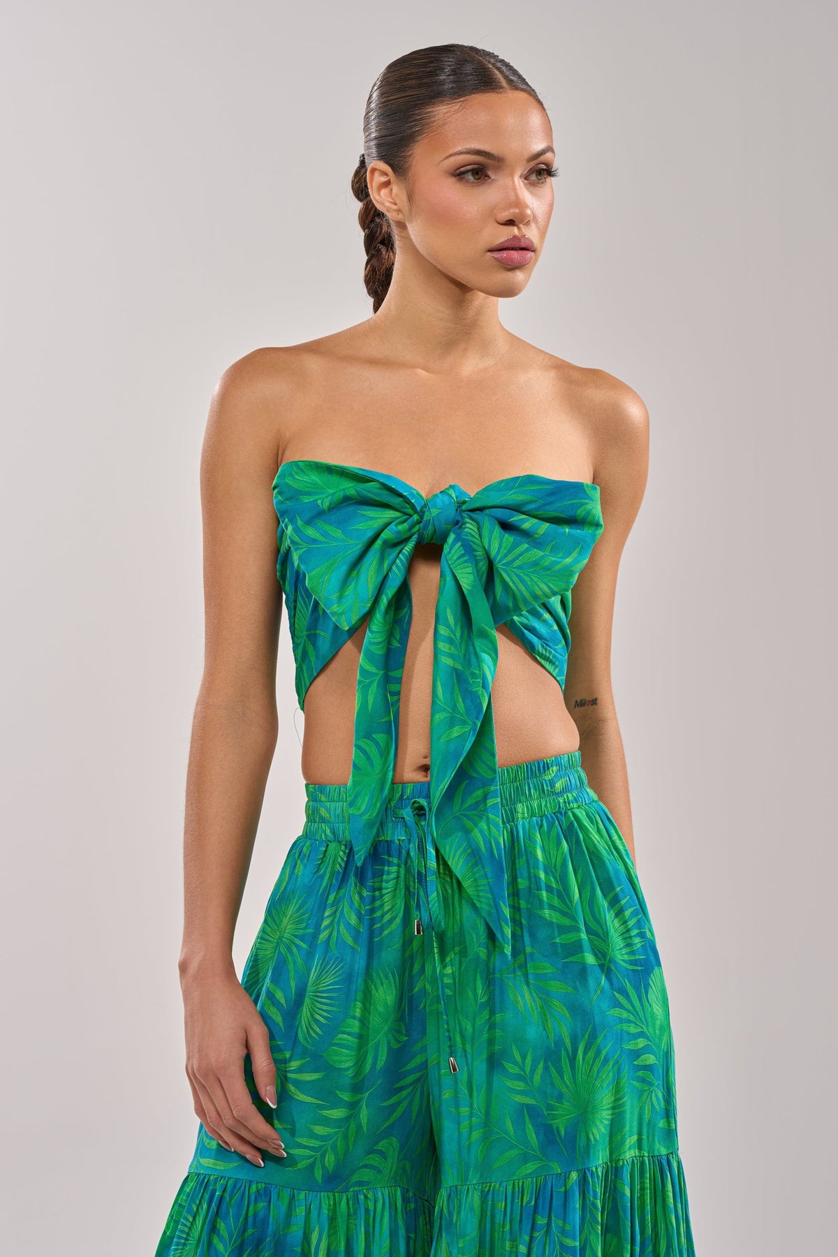 INTO THE GARDEN BRALETTE IN GREEN