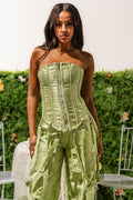 ENVY ME BROCADE CORSET TOP