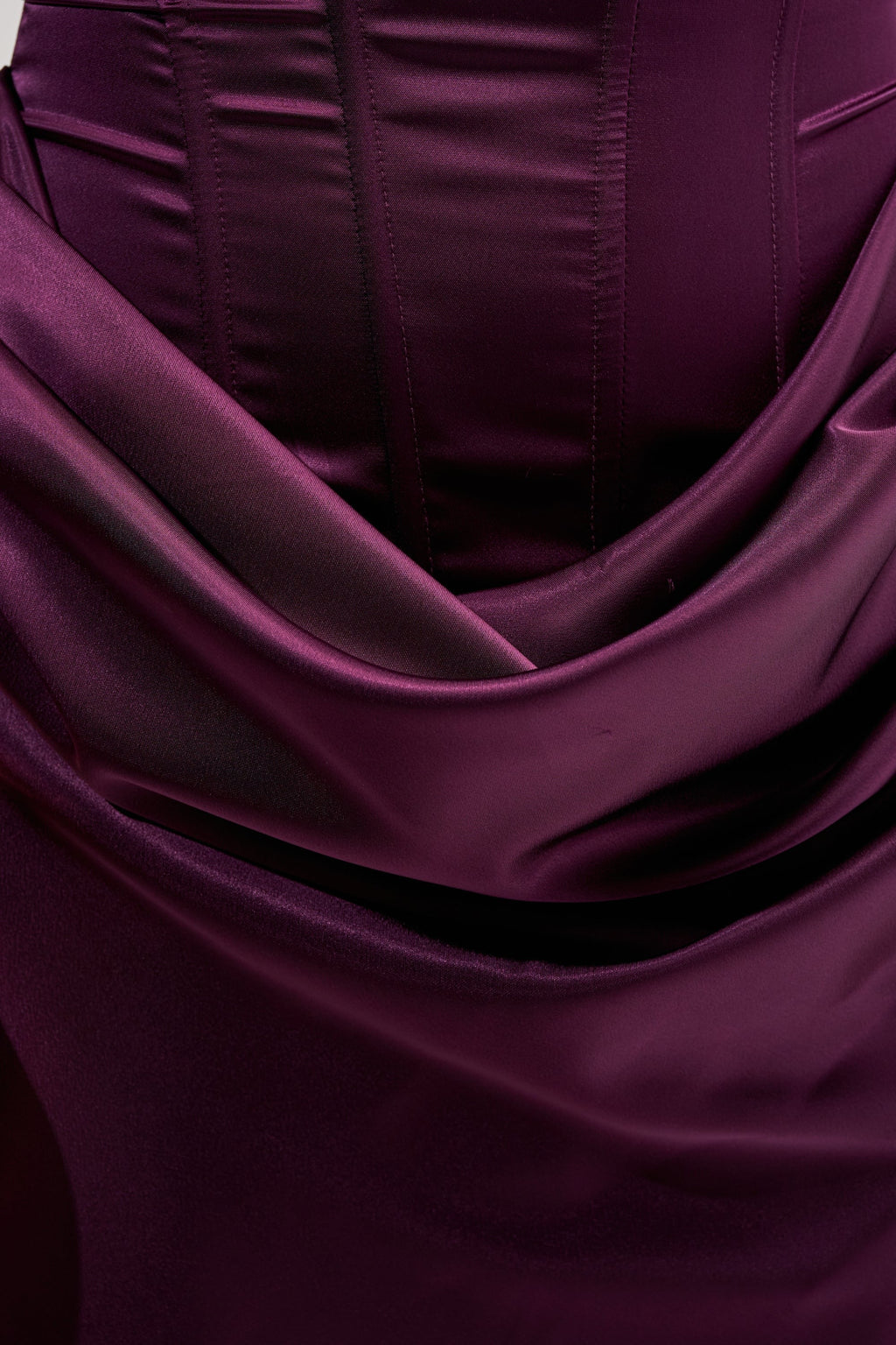 HIGH STAKES SATIN MAXI DRESS