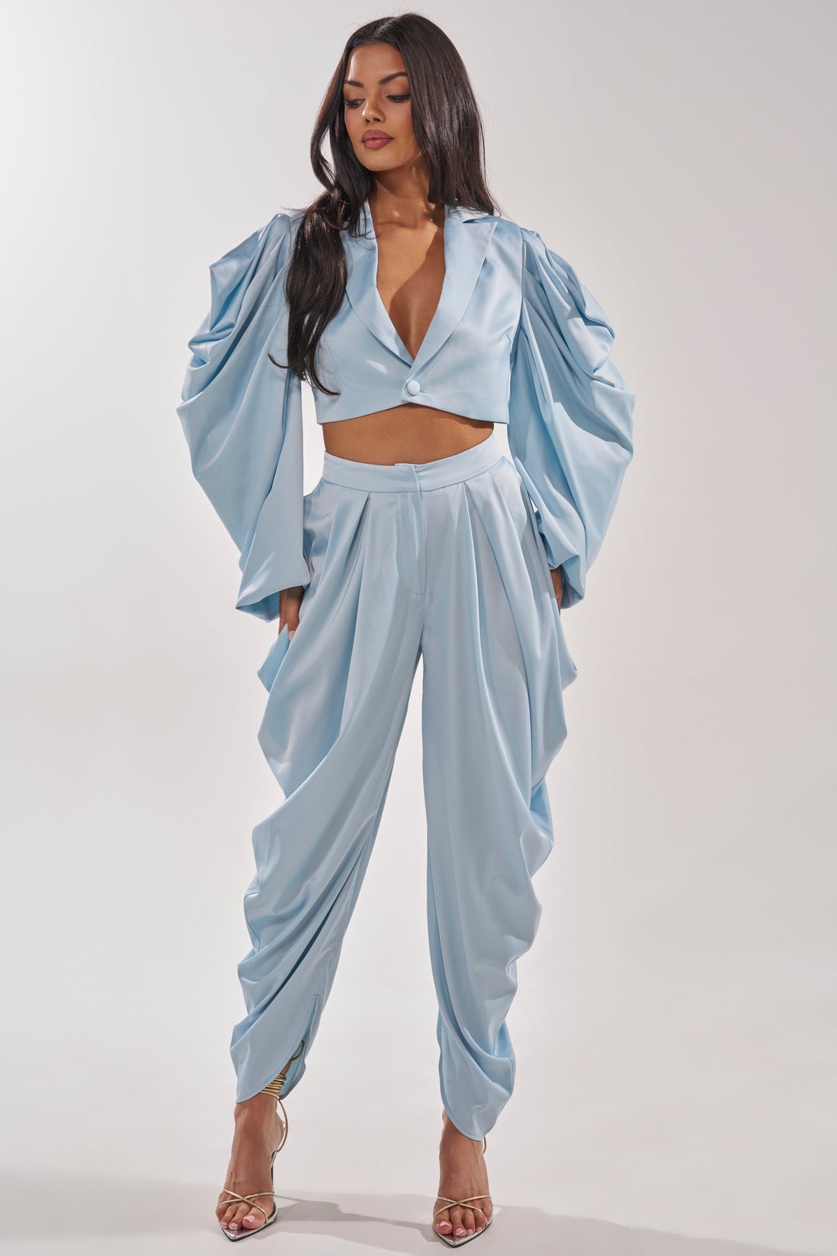 DRIP DRIP CROPPED BLAZER