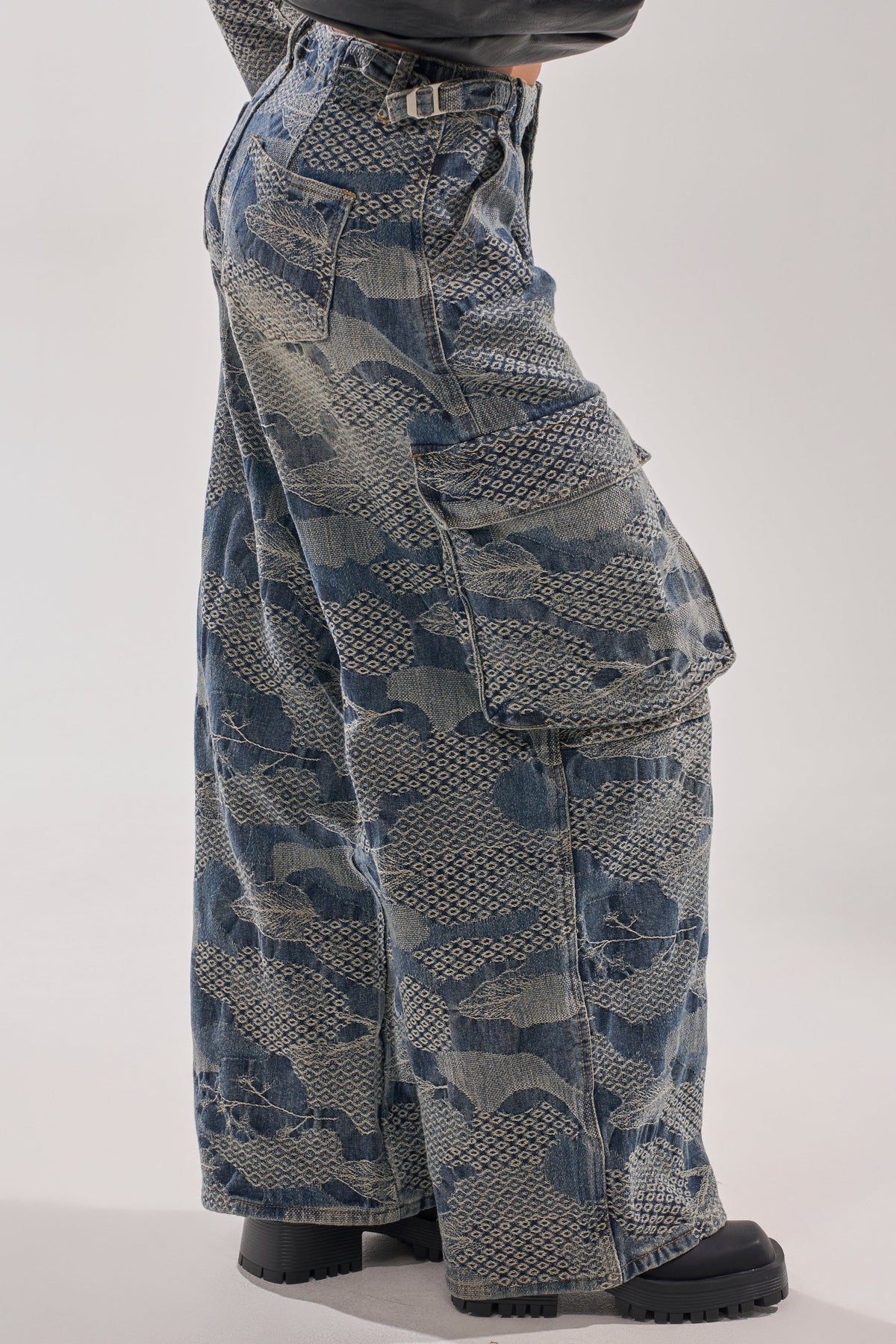 I THINK YOU WANNA KNOW DENIM CARGO PANT