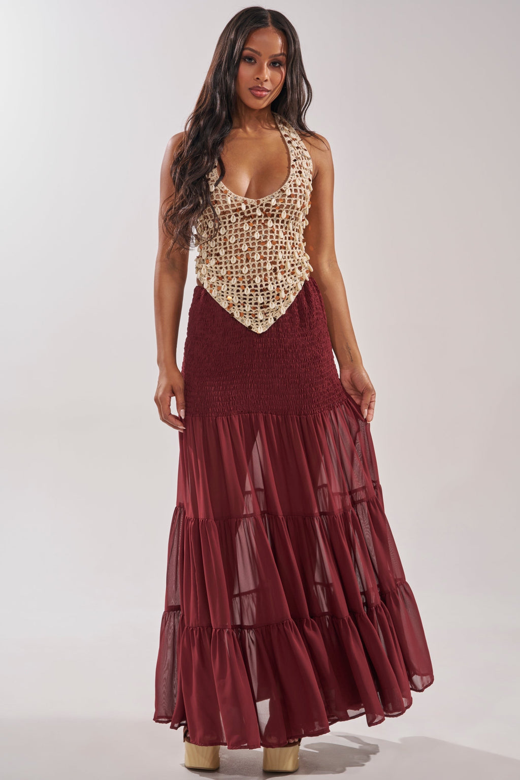DRIFTING AWAY MAXI SKIRT