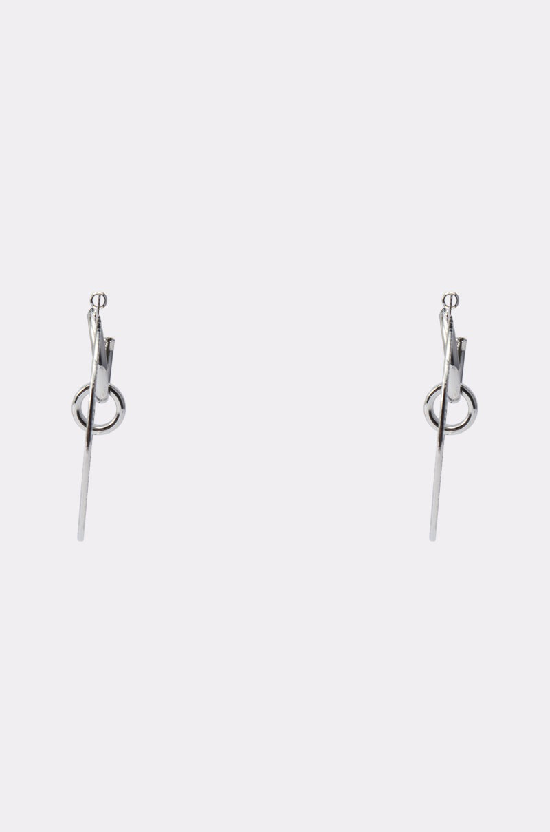 TOO DIFFERENT HOOP IN SILVER