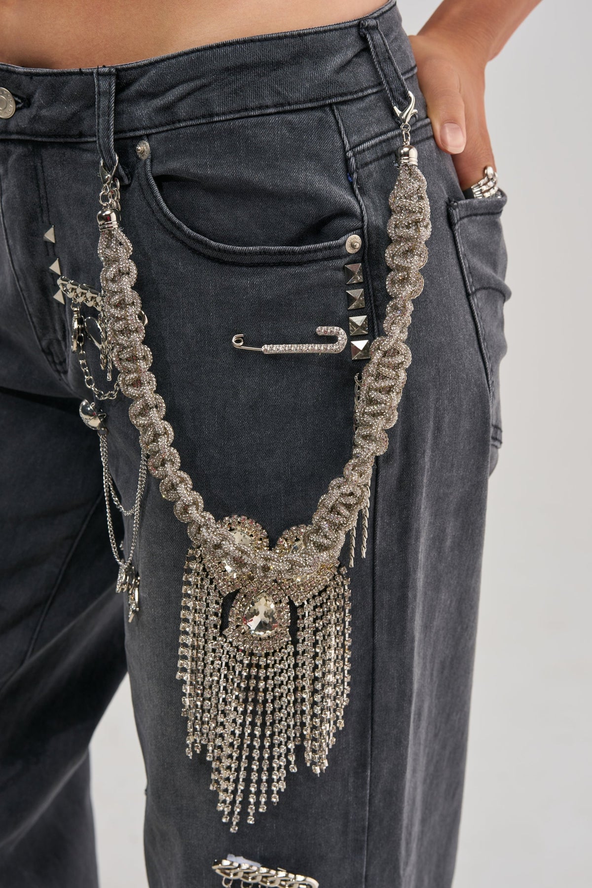 THE BEST ONE YET RELAXED FIT BLING DENIM JEANS