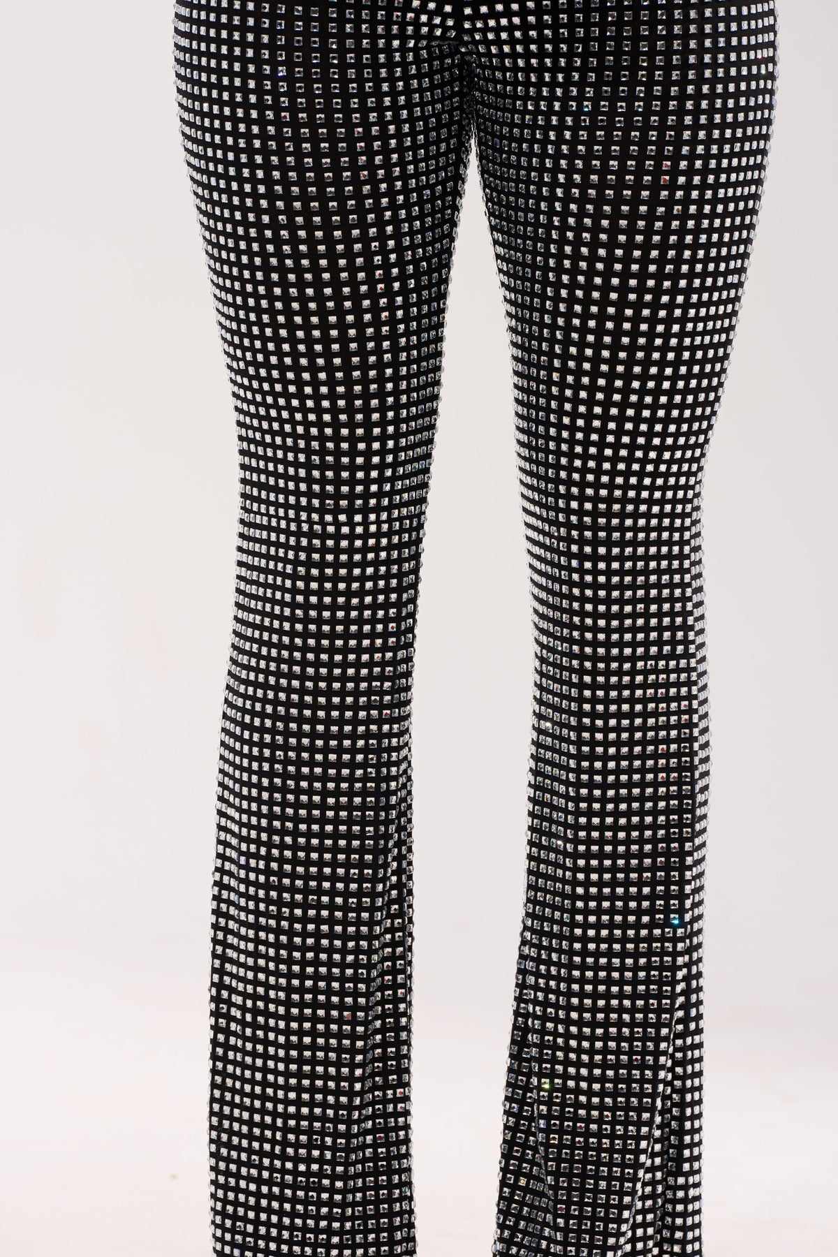 ALL EYES ON ME RHINESTONE FLARE TROUSER