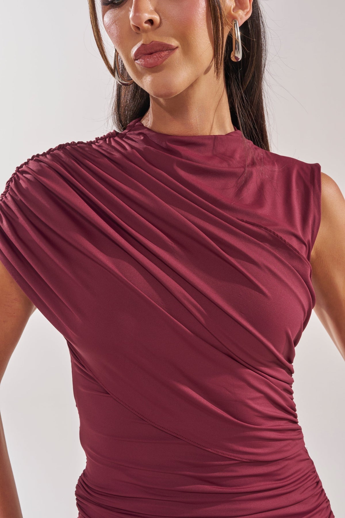 WRAP ME UP MINI DRESS