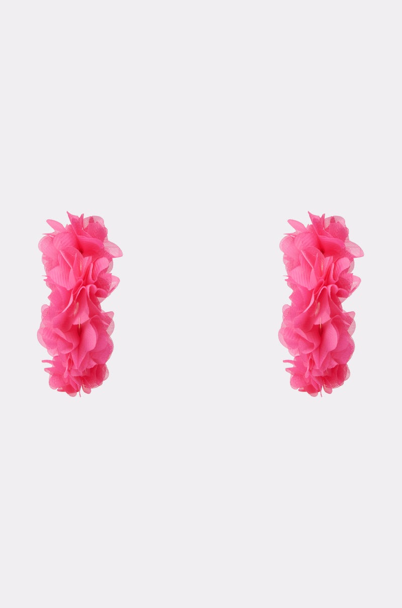 FULL BLOOM HOOP EARRING