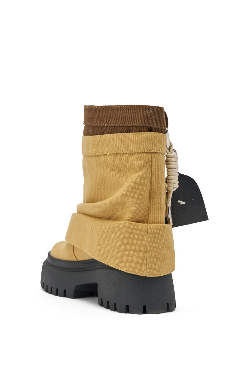 AKIRA GOLD FAE TAN BOOTIE