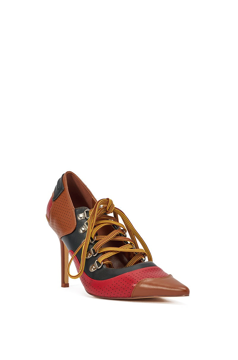 AZALEA WANG BLITZ RED MULTI SPORTY PUMP