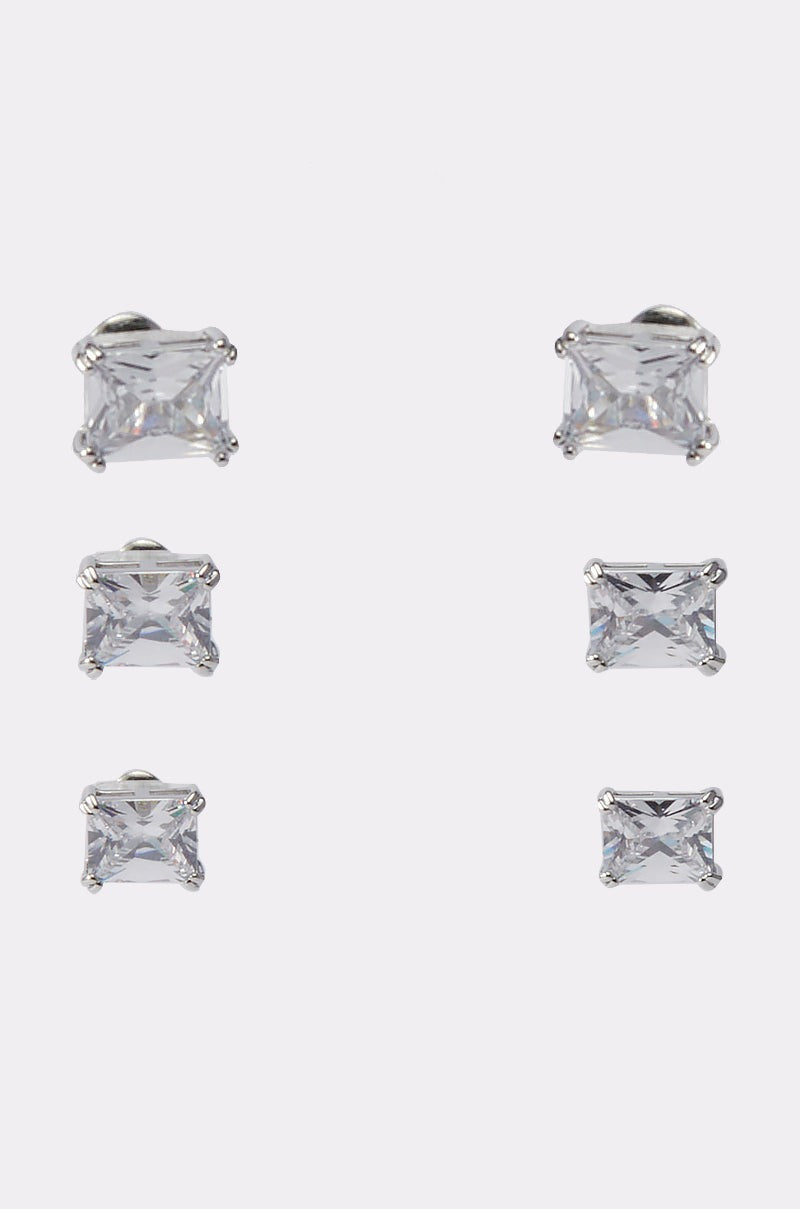 3 PACK STUD EARRING