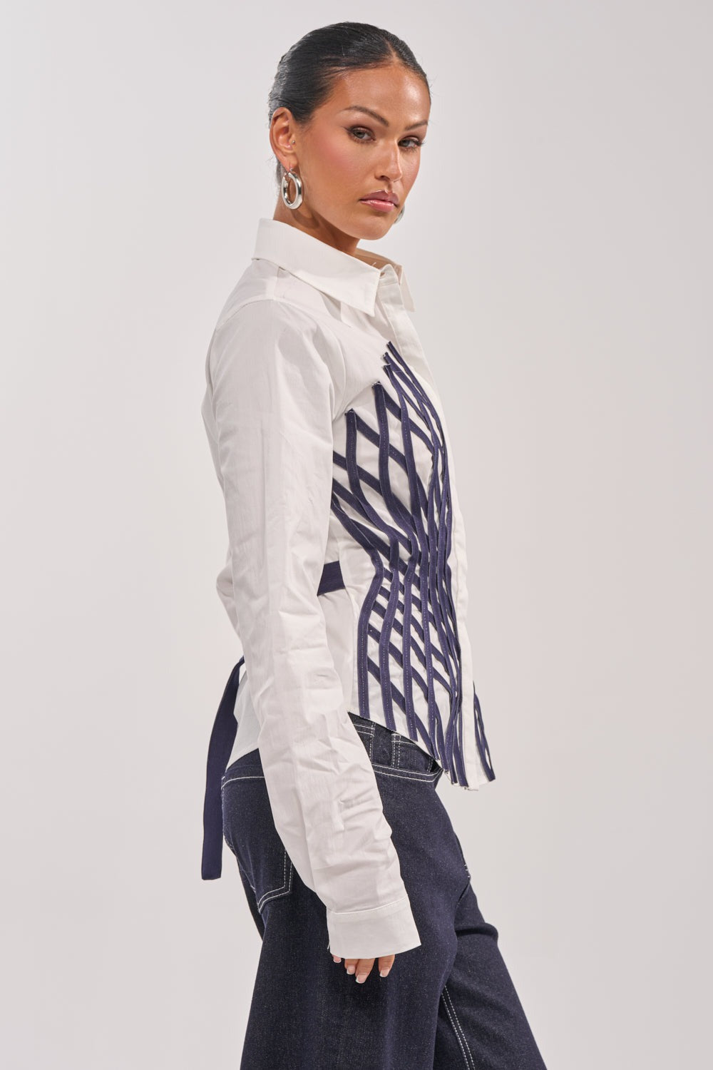 ON A NEW LEVEL POPLIN BUTTON DOWN