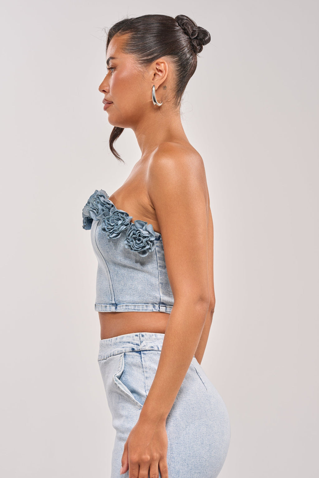 LOVE ME LIKE THAT FLOWER CORSET