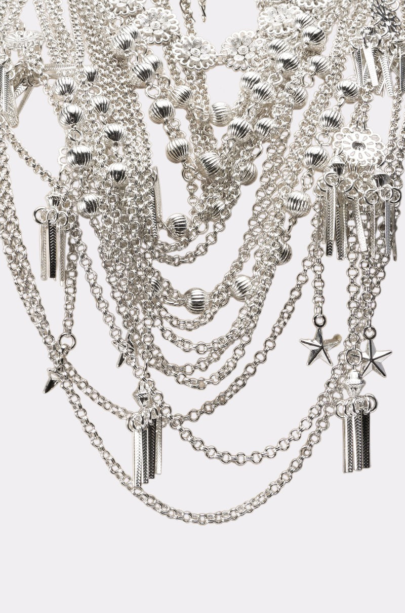 REALLY RUN THIS STATEMENT NECKLACE
