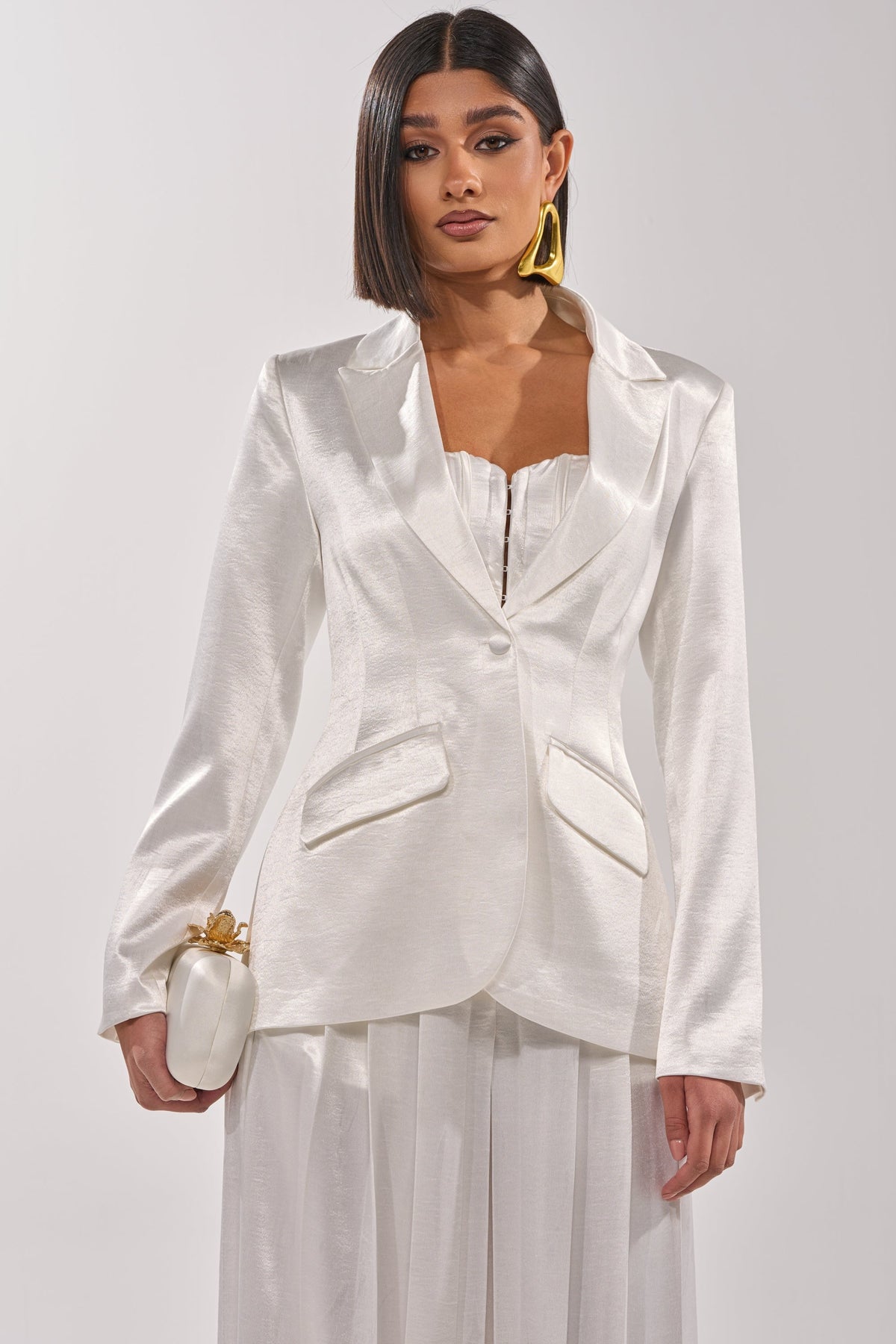 IRIS SATIN BLAZER