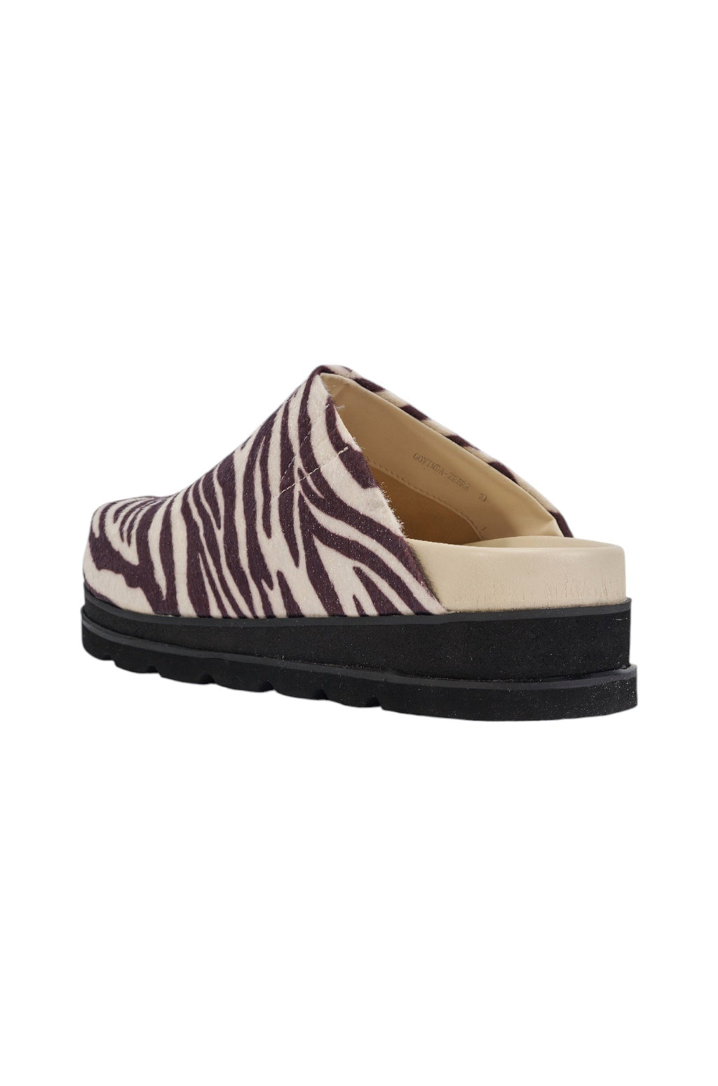 AZALEA WANG GOVINDA ZEBRA FLAT SLIP ON
