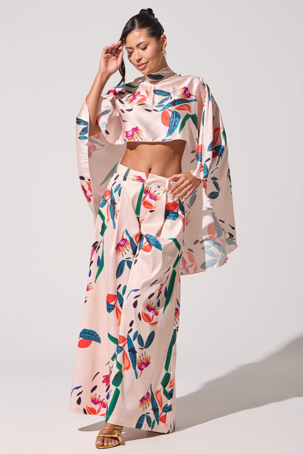 CANDY RAIN SATIN BLOUSE