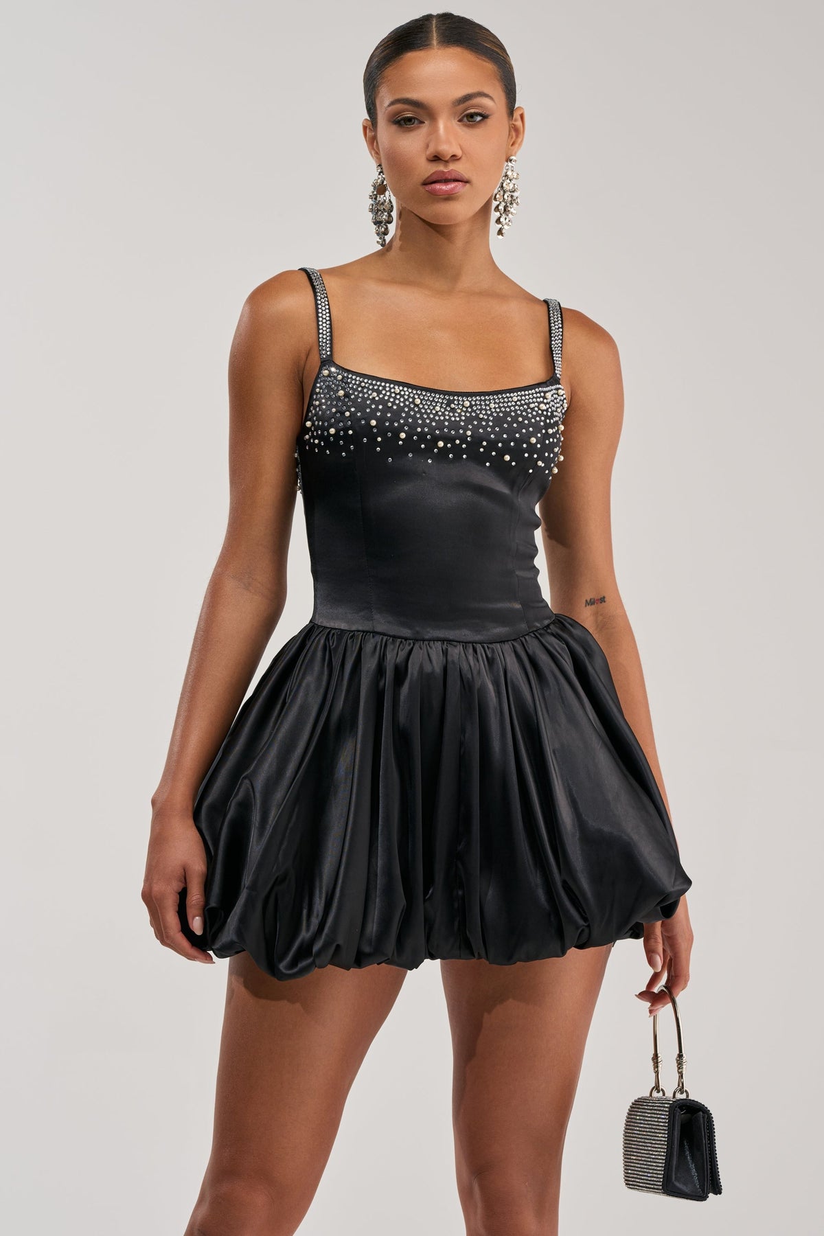 COSMIC DREAM EMBELLISHED MINI DRESS
