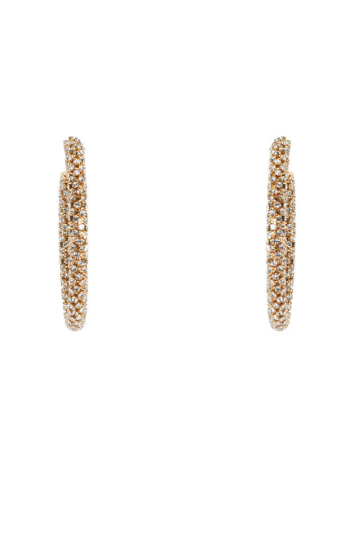 50MM BLING HOOP IN GOLD