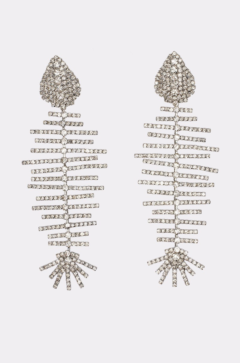 GLOW MODE BEDAZZLED EARRINGS
