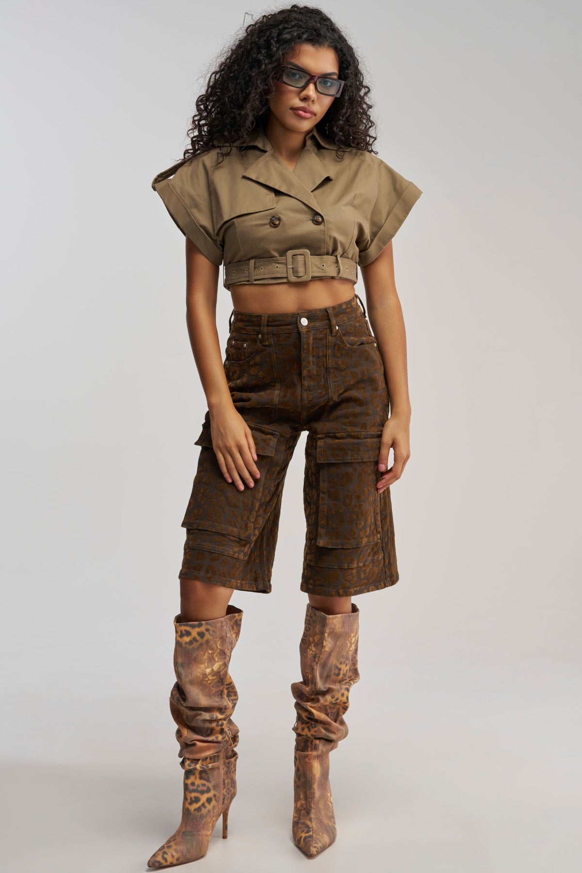 OUT AND ABOUT CROPPED TRENCH TOP