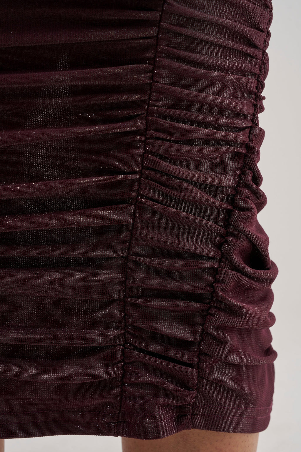 FOREVER FLIRTY RUCHED MIDI DRESS