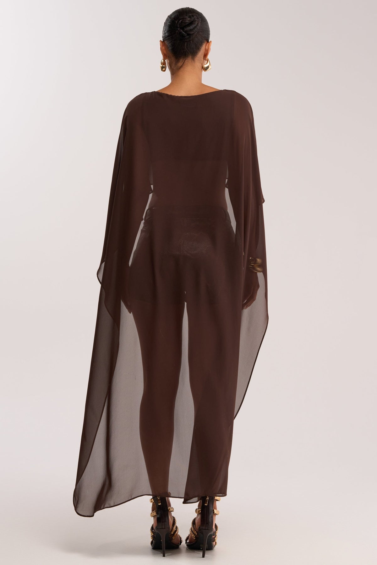 IT GIRL BLOUSE IN BROWN