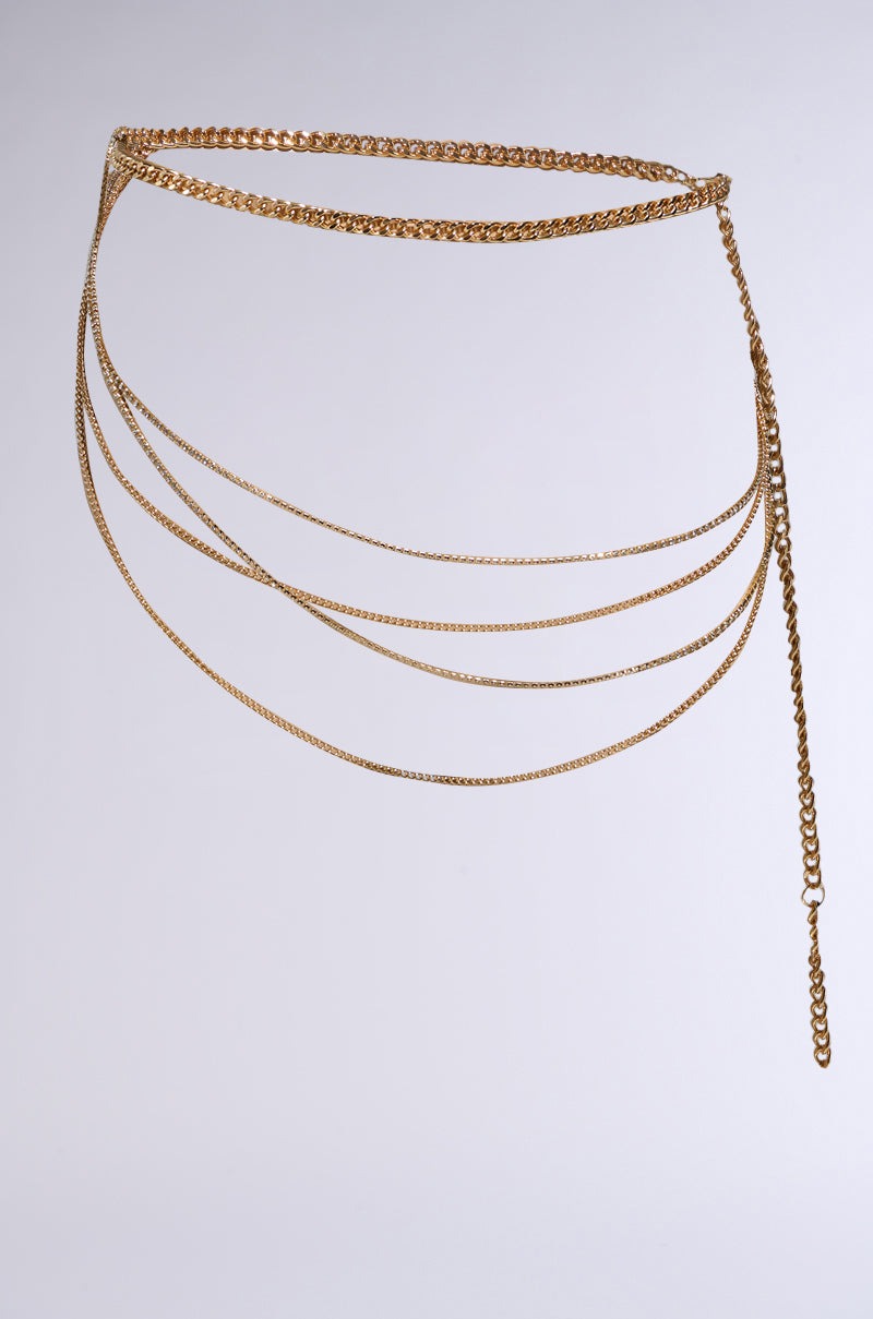 CHAINZ 4 DAYS BELT IN GOLD
