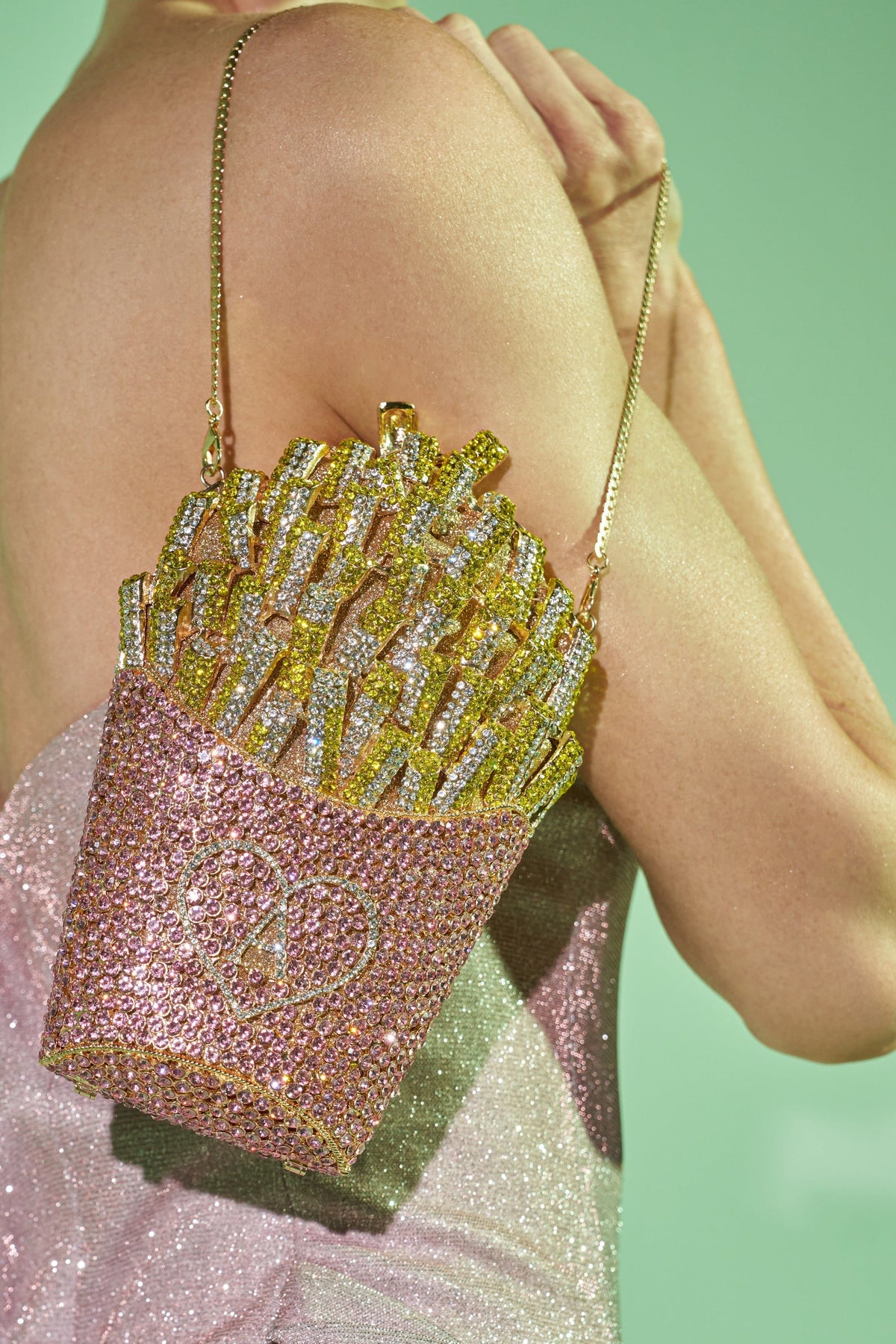 A-MAZING FRENCH FRY BLING PURSE