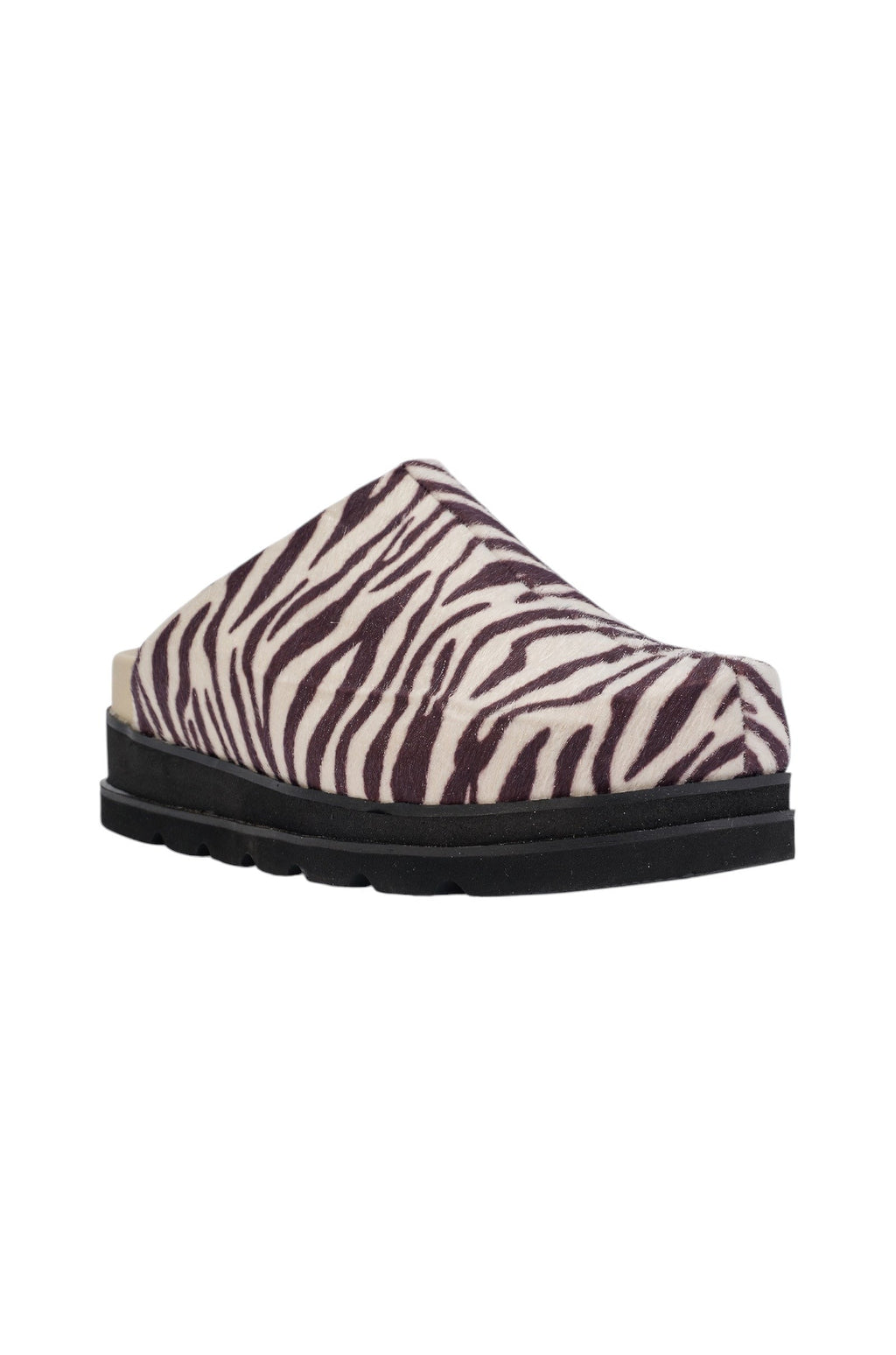 AZALEA WANG GOVINDA ZEBRA FLAT SLIP ON