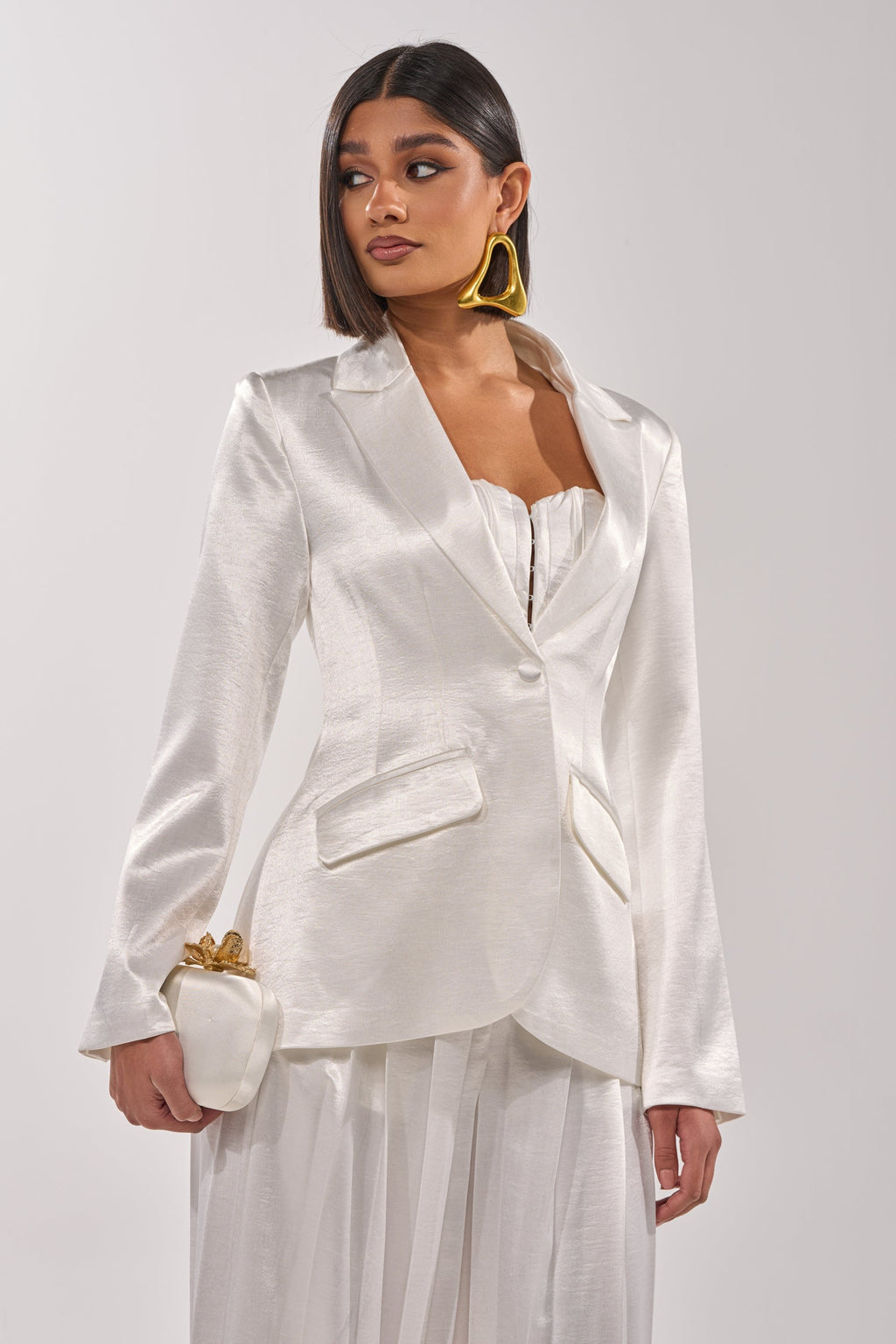IRIS SATIN BLAZER