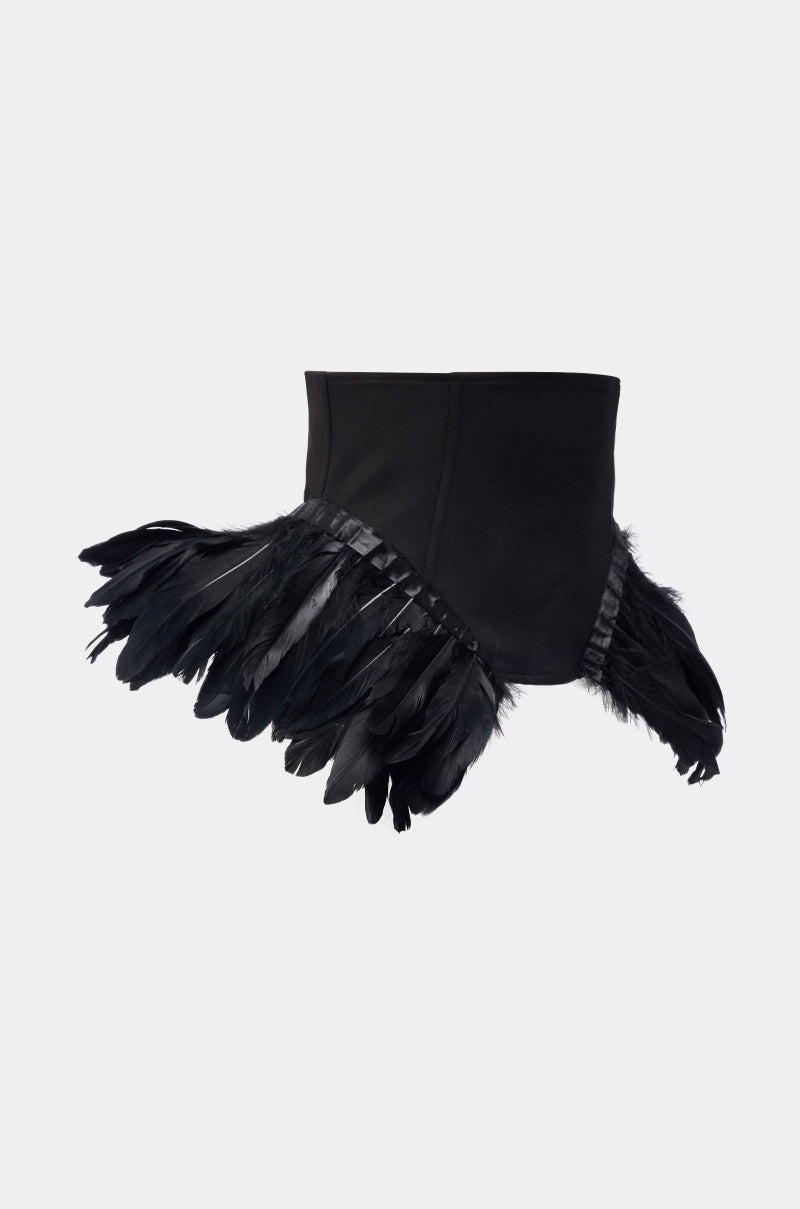 LIKE A SWAN FEATHER BELT