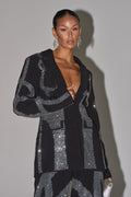 GEMINI RHINESTONE BLAZER