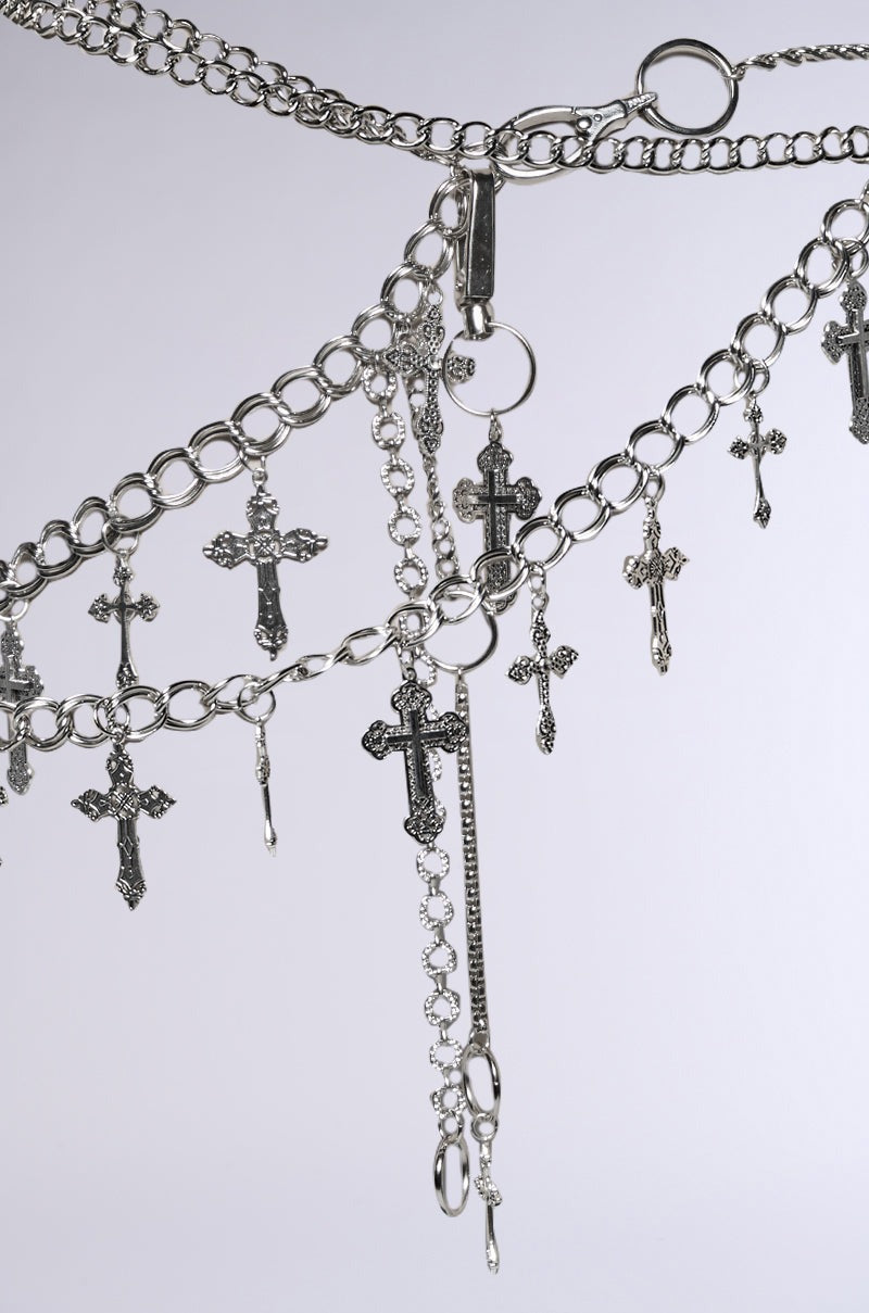 ULTIMATE CROSS CHAIN BELT