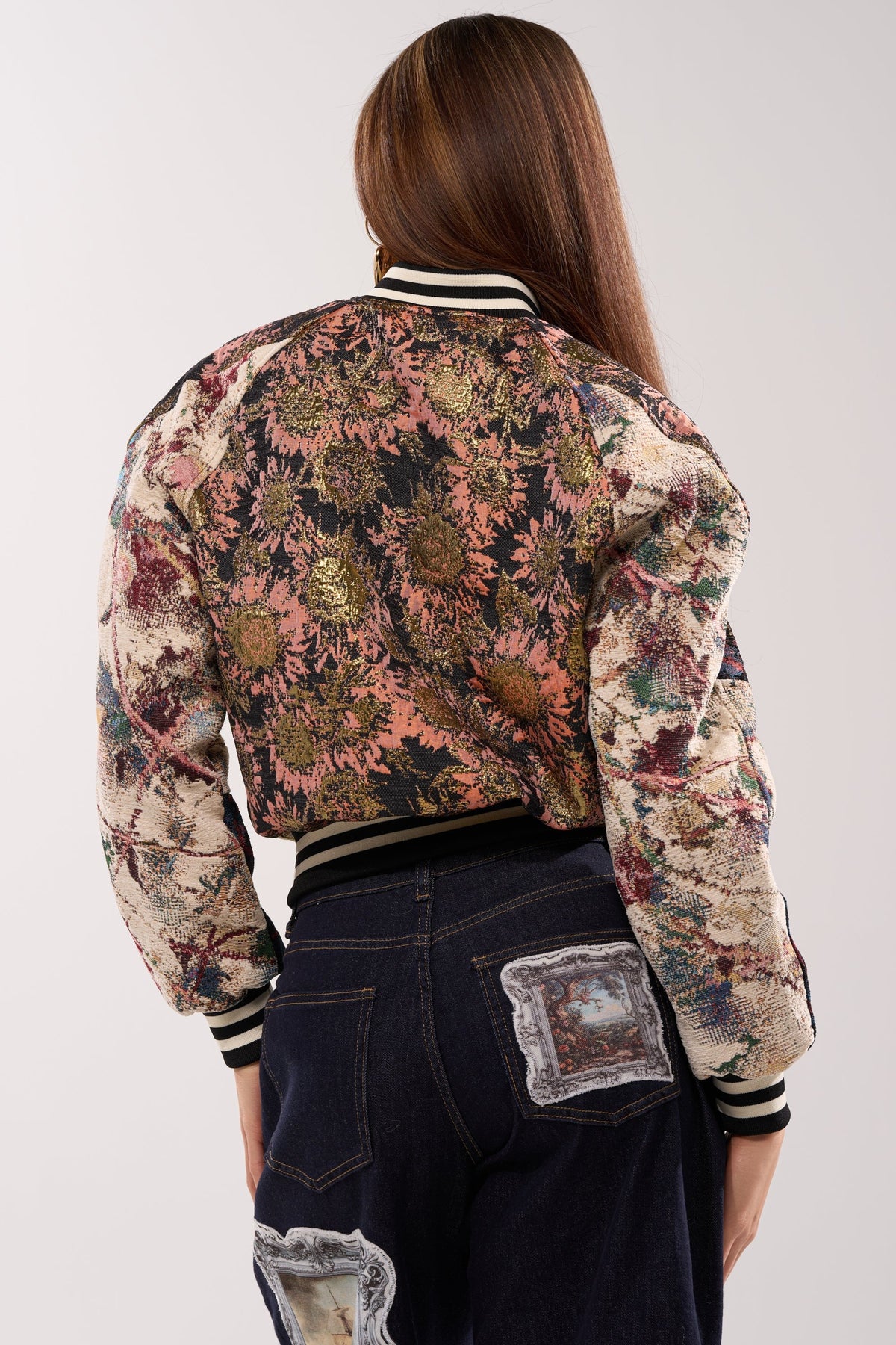 EGO CHECK PATCHWORK BOMBER