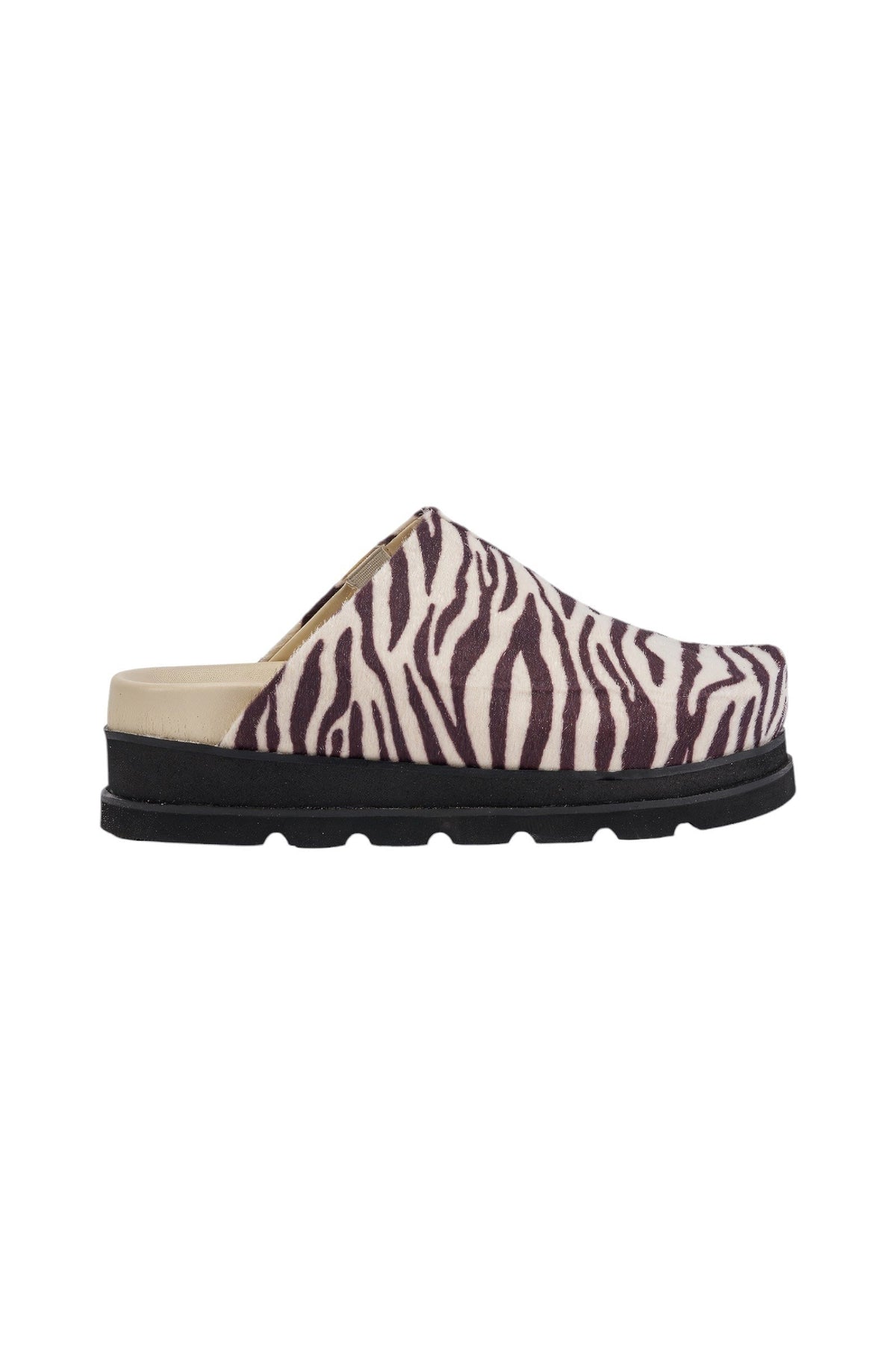 AZALEA WANG GOVINDA ZEBRA FLAT SLIP ON