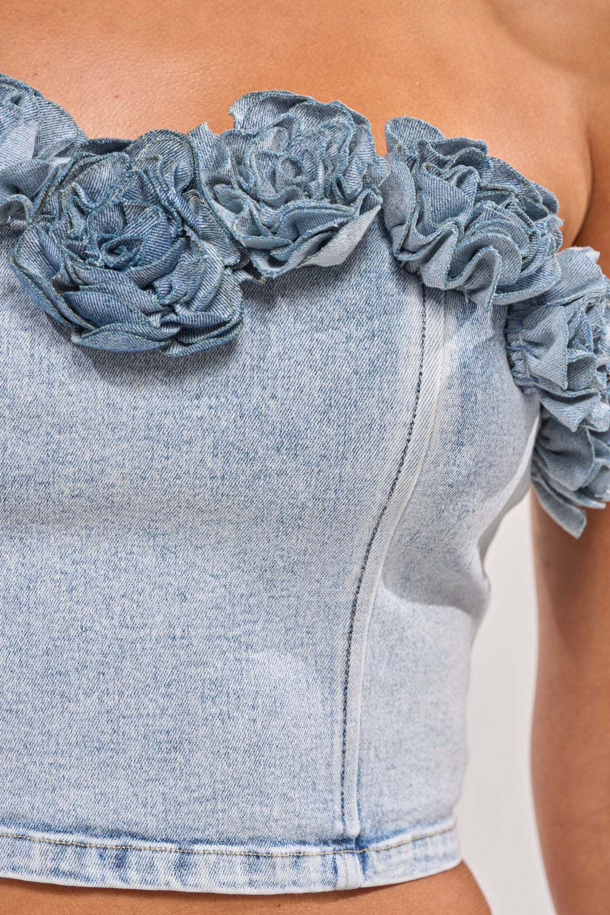 LOVE ME LIKE THAT FLOWER CORSET