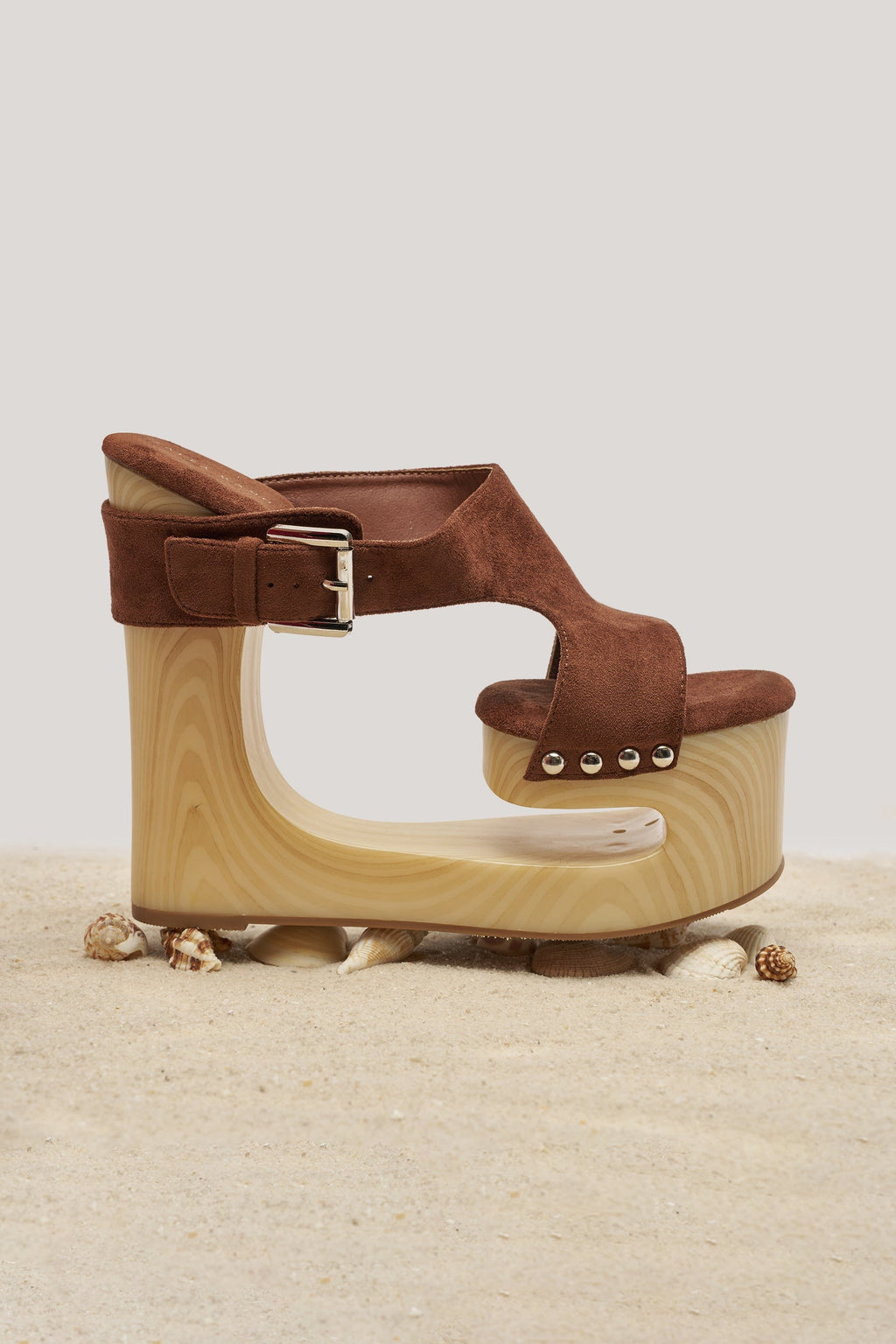AZALEA WANG ELGEDI TAN PLATFORM SANDAL