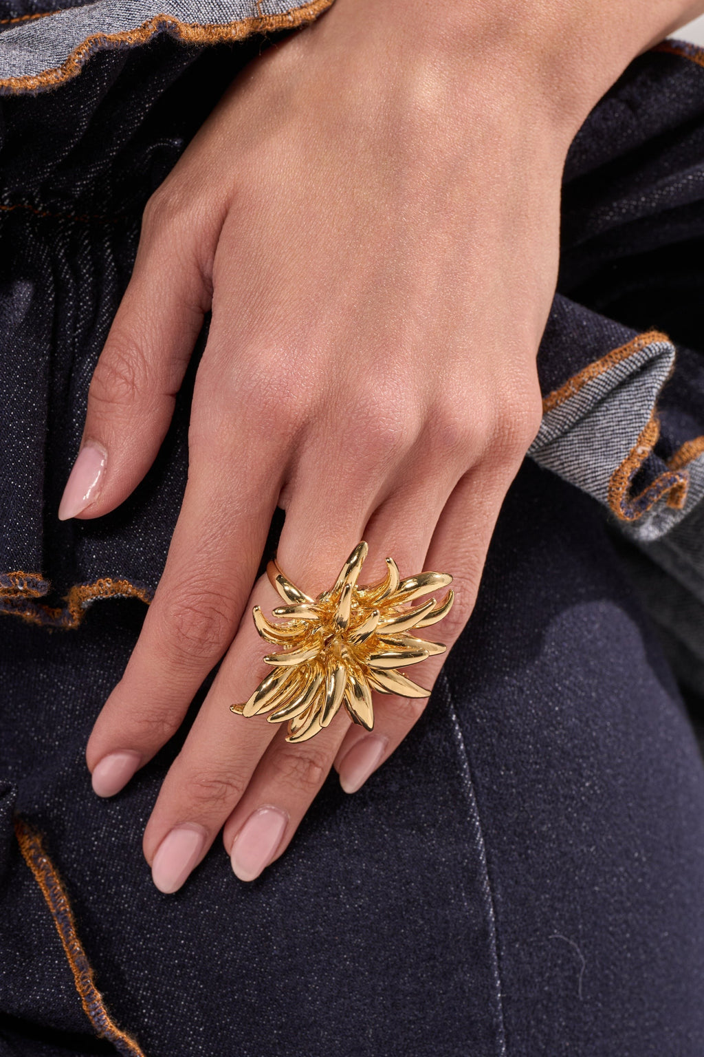 SUNBURST GOLD RING