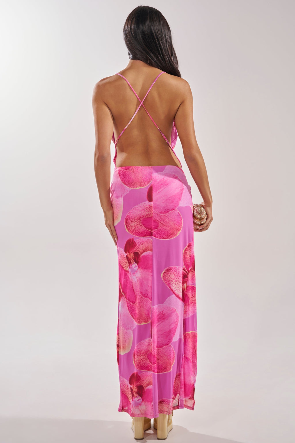FOREVER HER FLORAL MAXI DRESS