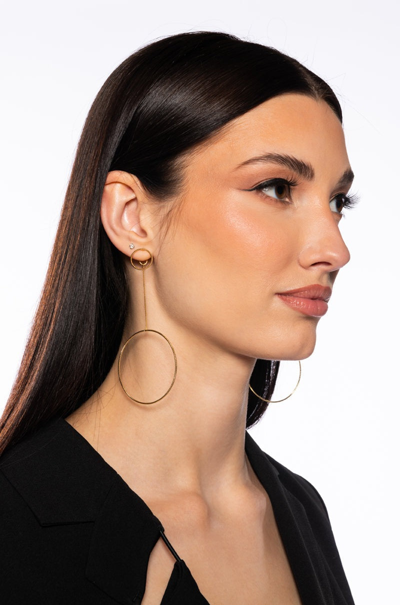 FULL CIRCLE MOMENT DANGLE EARRING