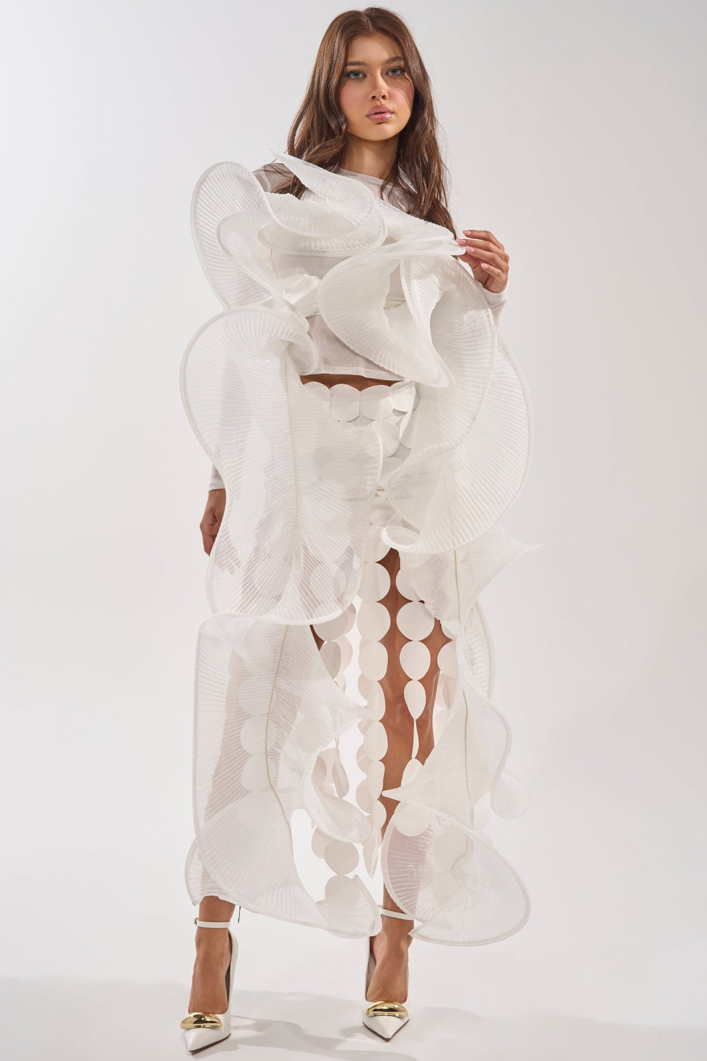 DRAMA RUFFLE BLOUSE