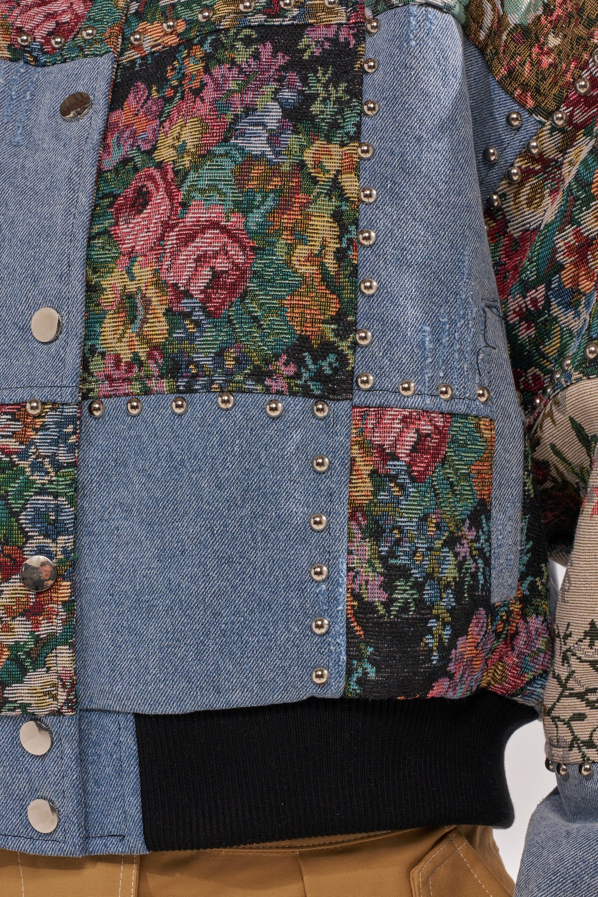 SWEET TALKER PATCHWORK BOMBER
