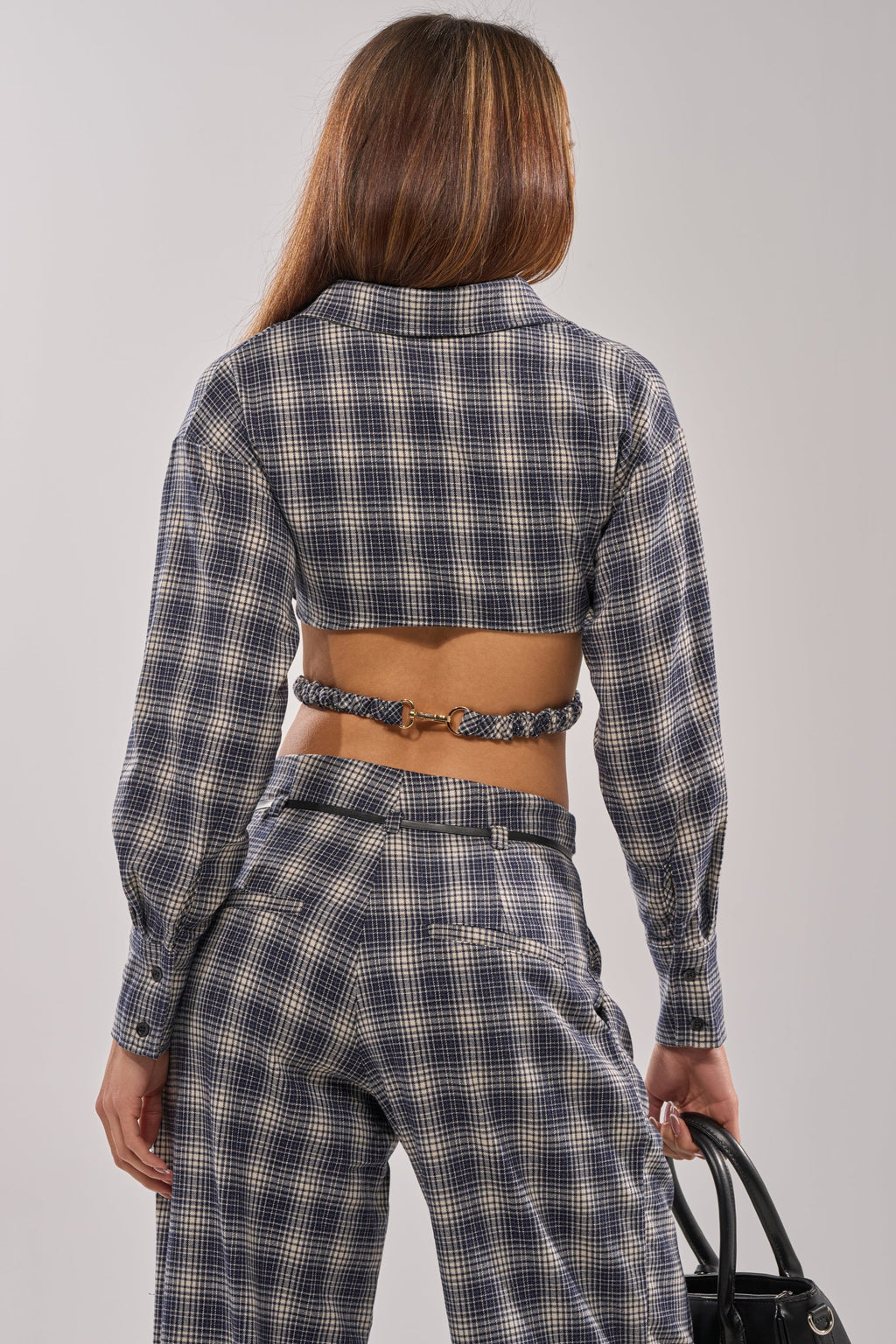 JANE PLAID BUTTON DOWN