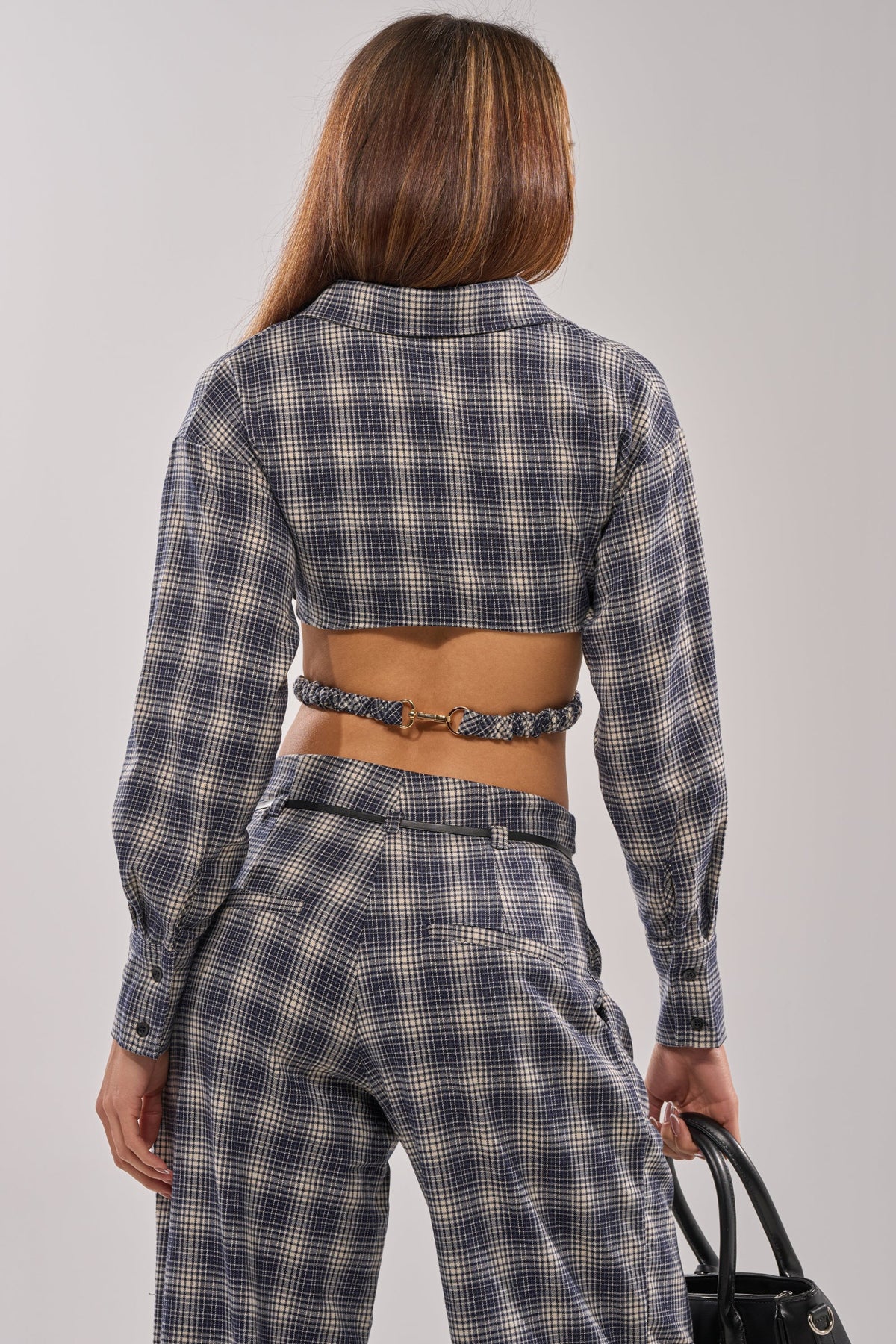 JANE PLAID BUTTON DOWN