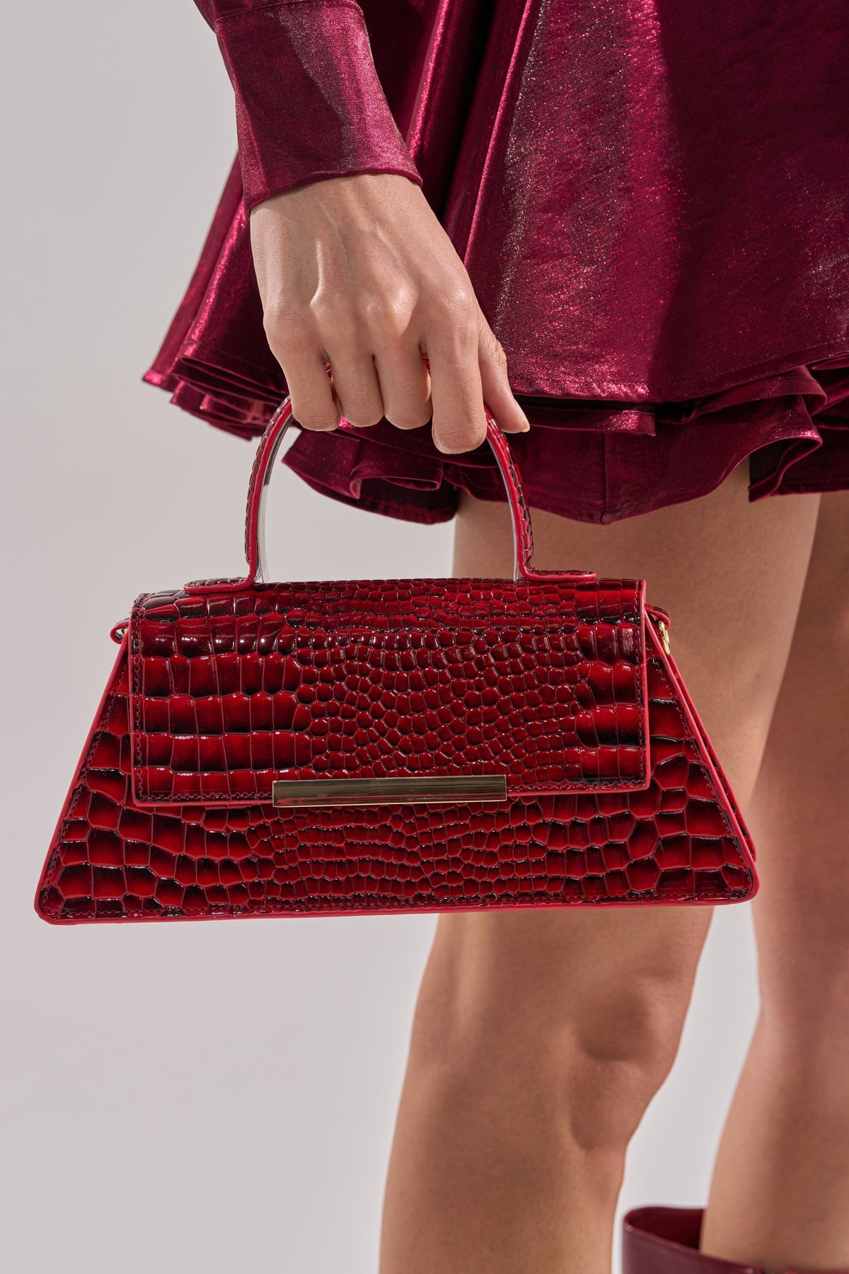 DAY FAUX CROC PURSE