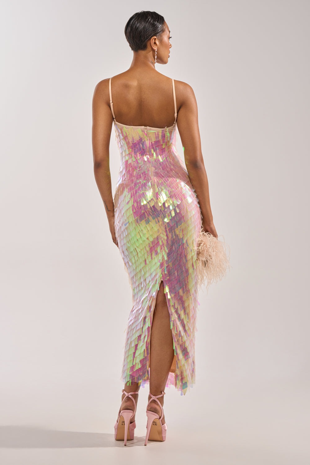 ALWAYS SHINING SEQUIN MAXI DRESS