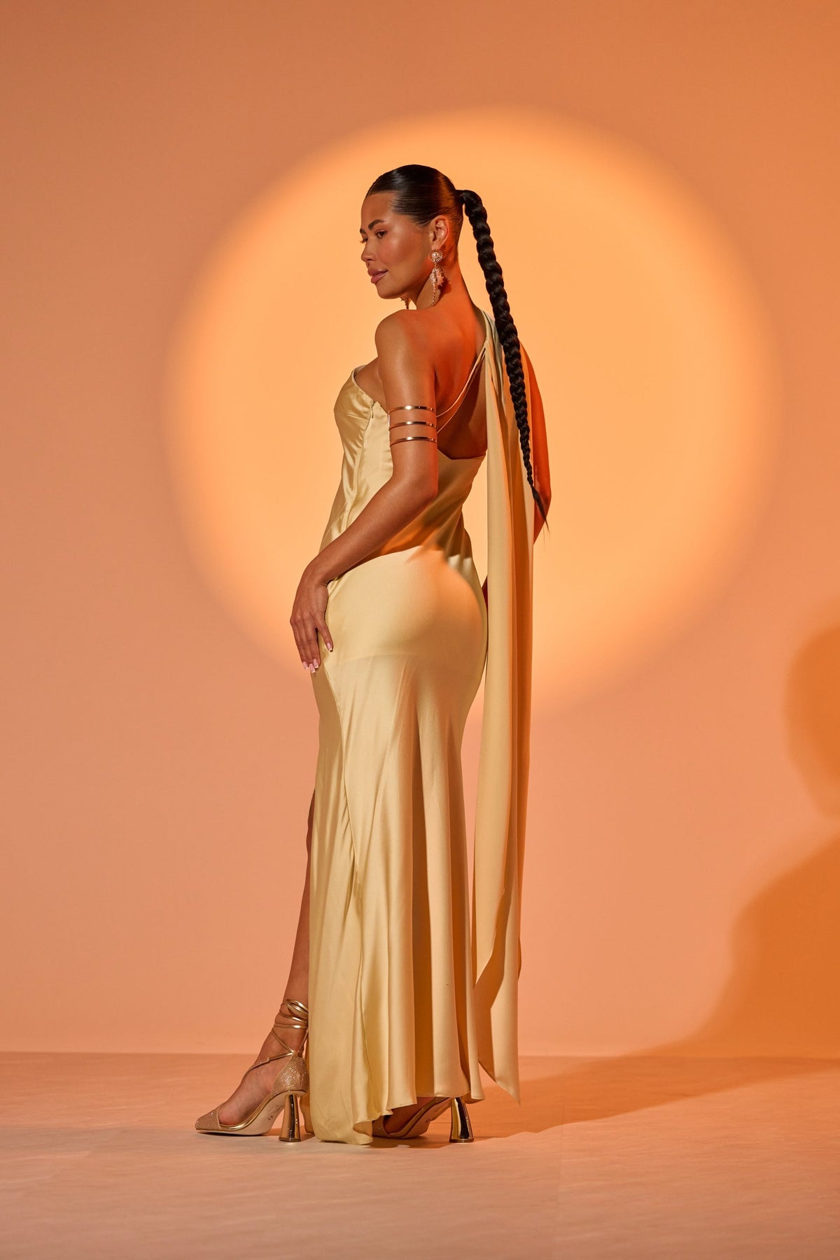 GOLDEN HOUR SATIN MAXI DRESS