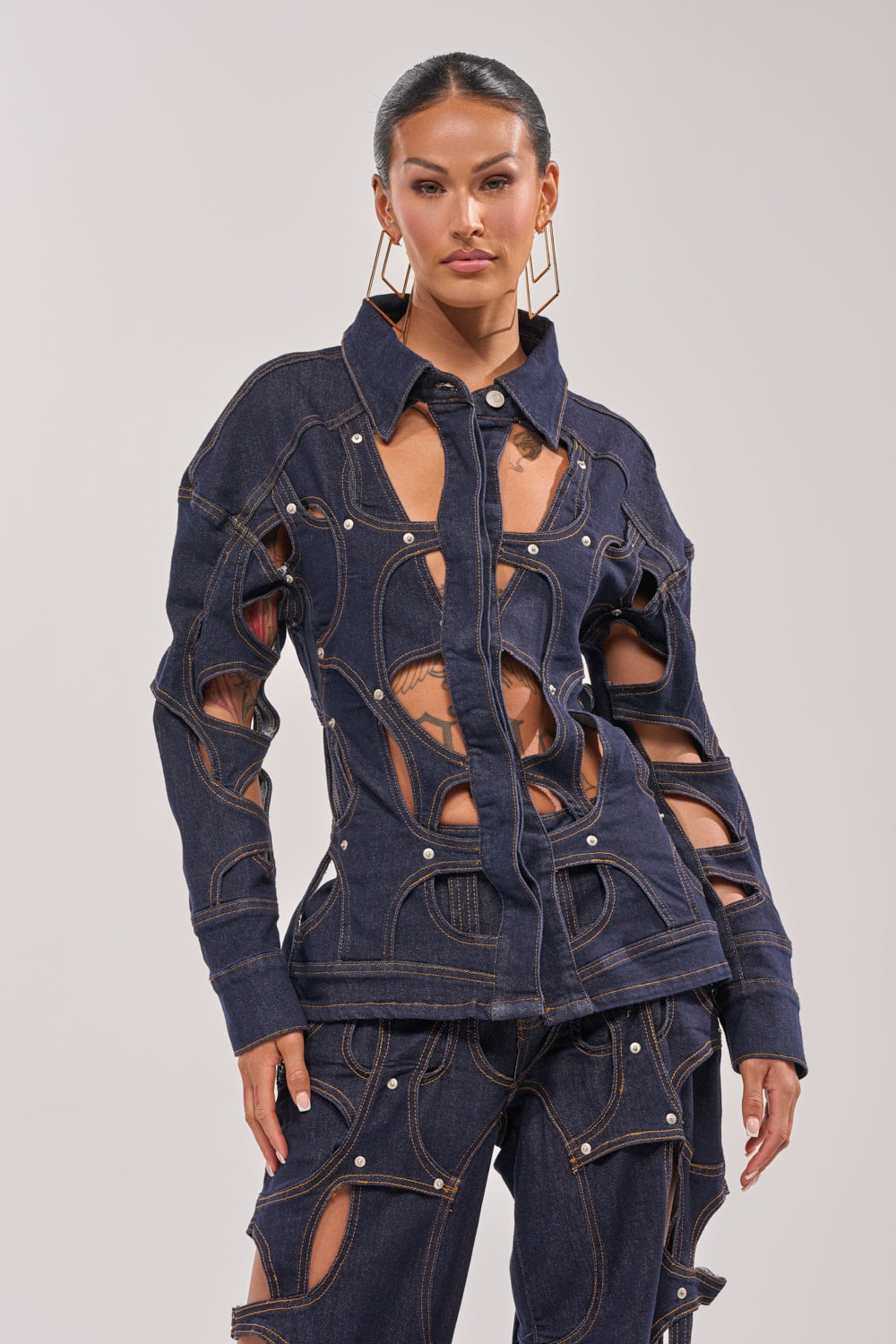 CUT YOU OUT BUTTON DOWN