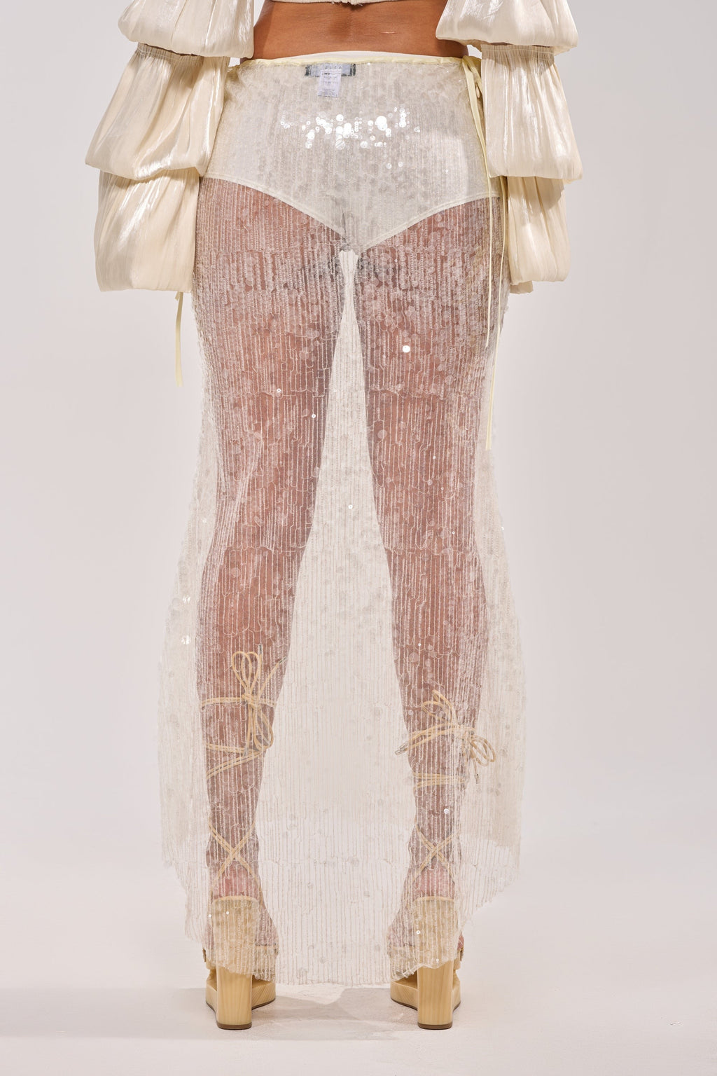 DRIPPING IN RHINESTONES MAXI SKIRT