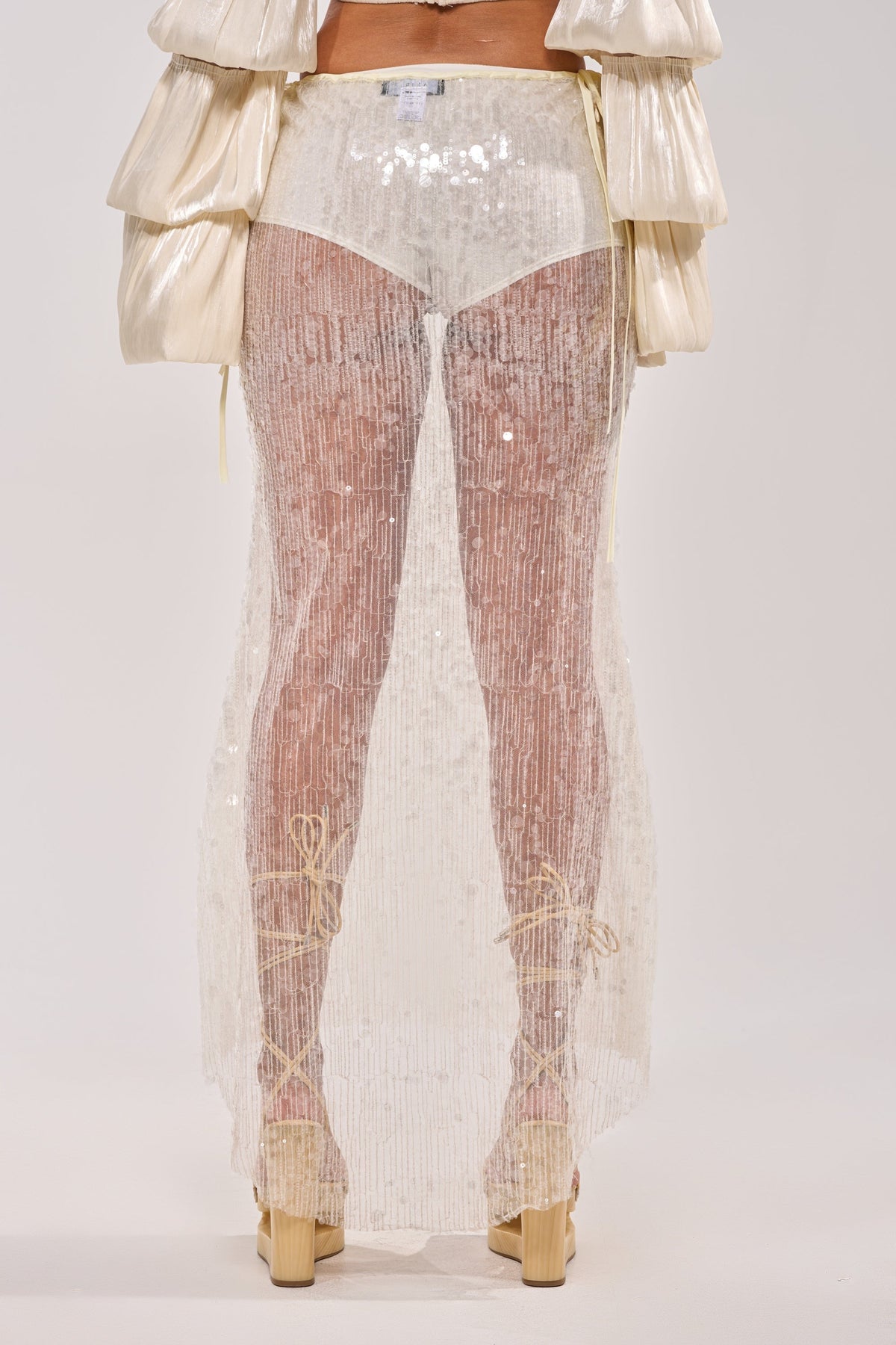 DRIPPING IN RHINESTONES MAXI SKIRT